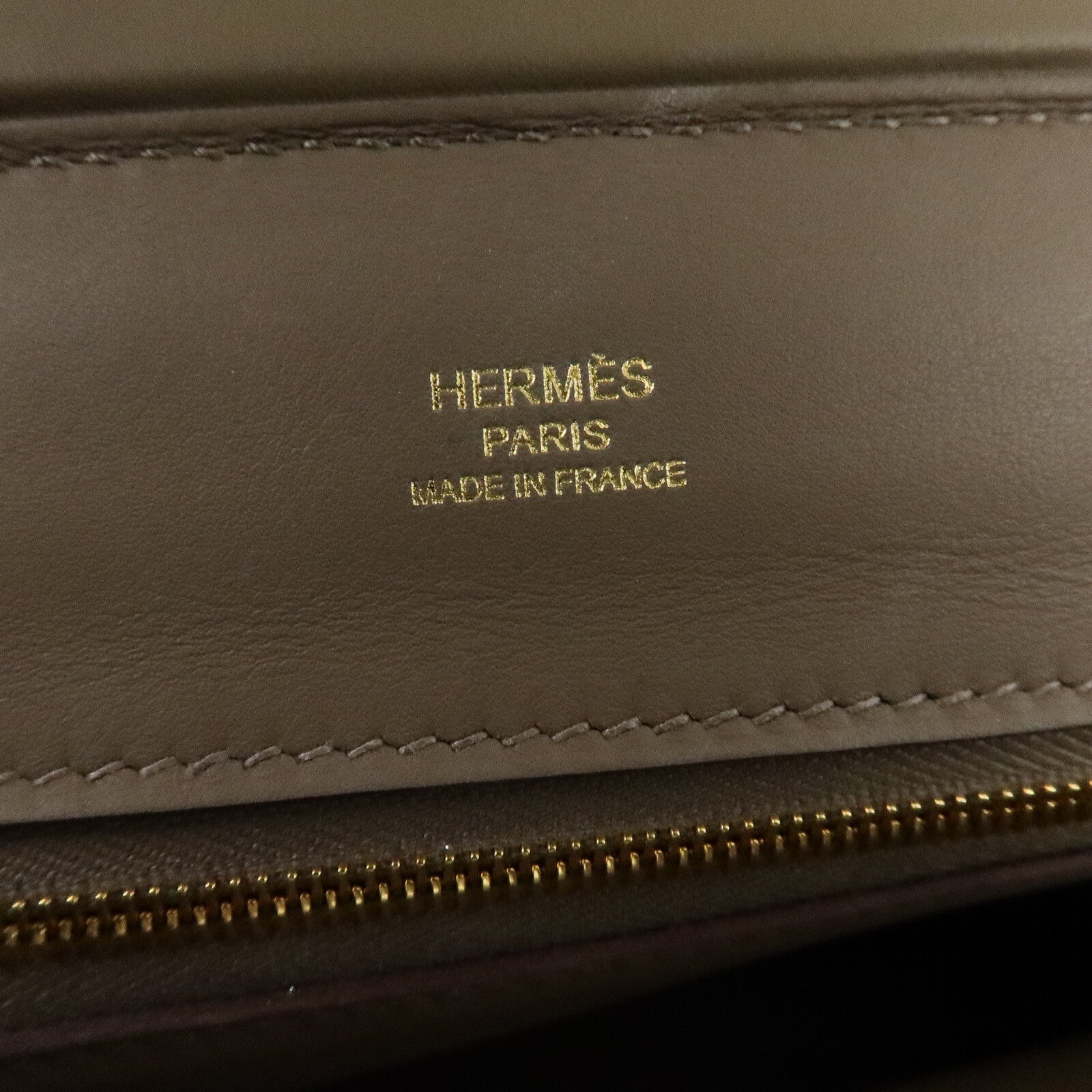 HERMES Evercolor皮革24/24 Mini手挽肩背兩用袋Etoupe