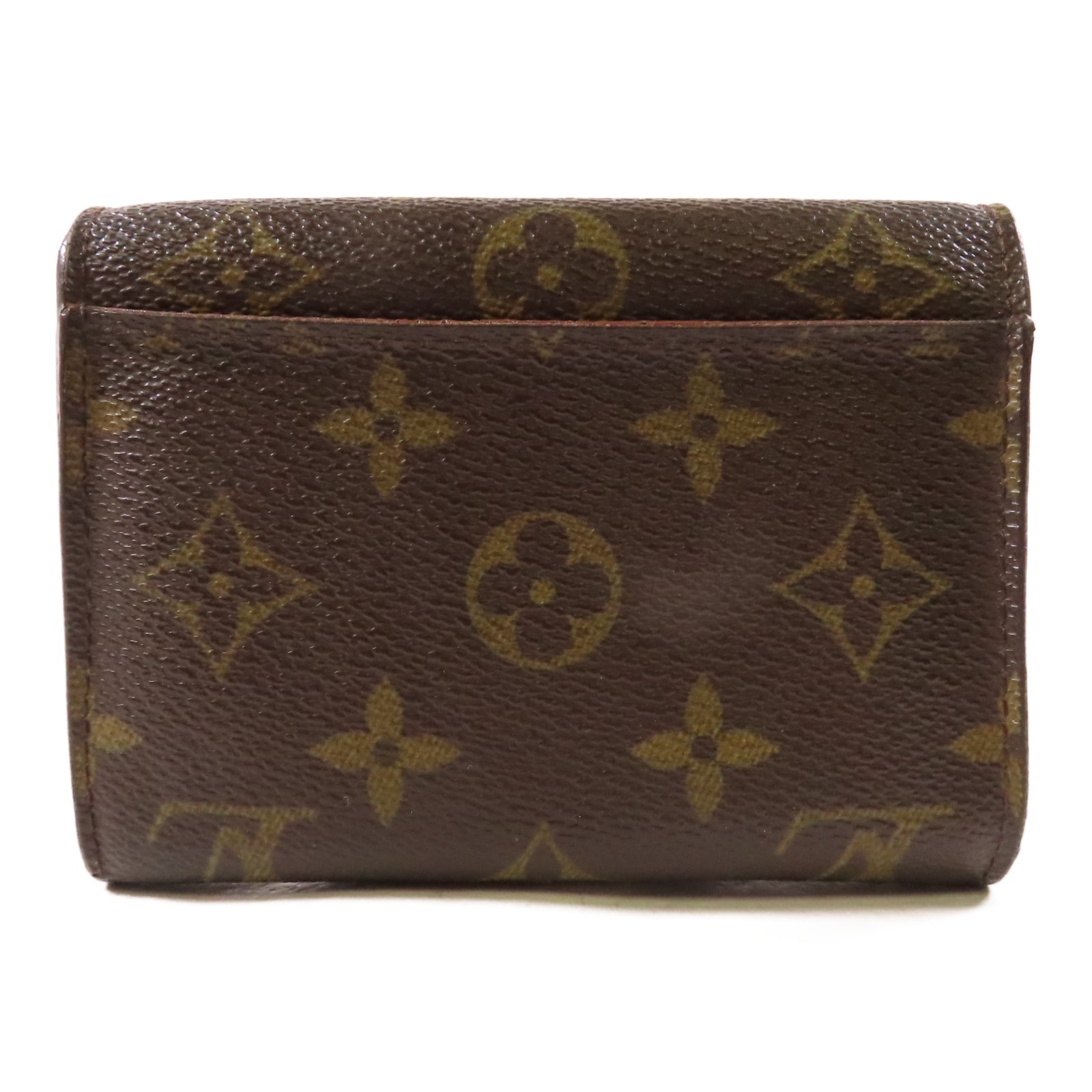 LOUIS VUITTON 【激減優惠】Monogram Short Wallet金扣錢包啡色