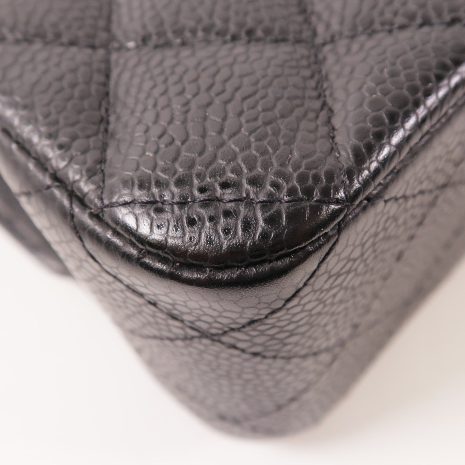 CHANEL 牛皮皮革Classic 25銀扣鏈帶肩背袋
