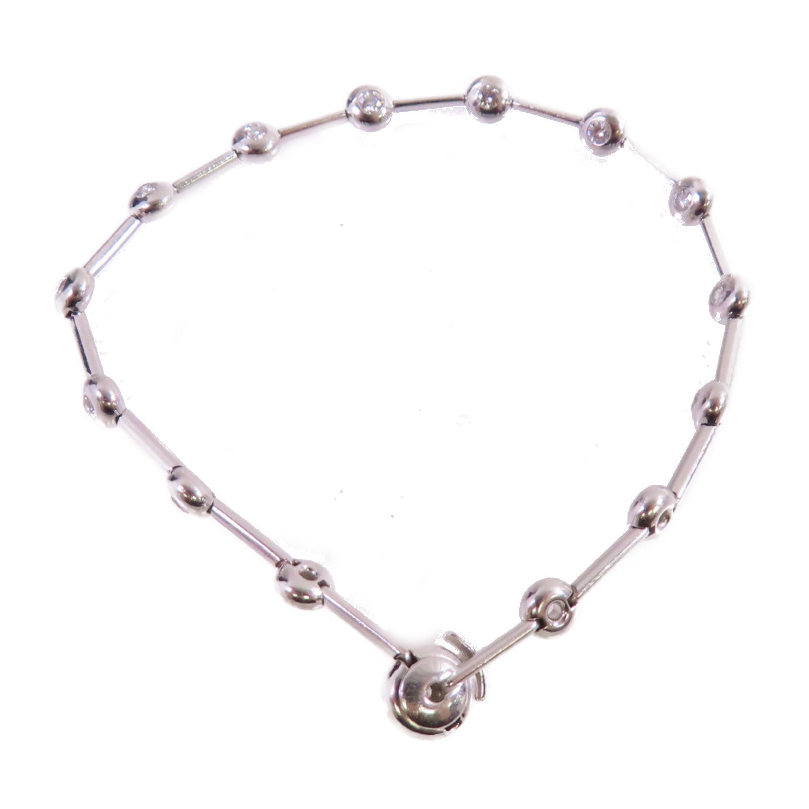 MIKIMOTO 18K白金/0.70ct鑽石Diamond Bracelet銀扣手鏈