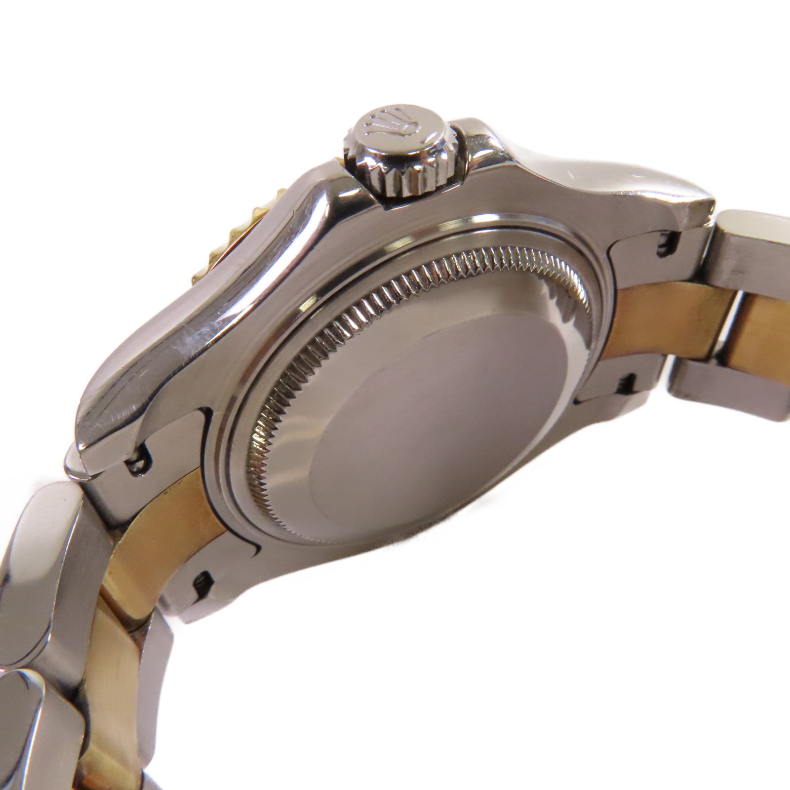 ROLEX Yacht Master 35mm Watch不鏽鋼/18K黃金自動機芯手錶白色