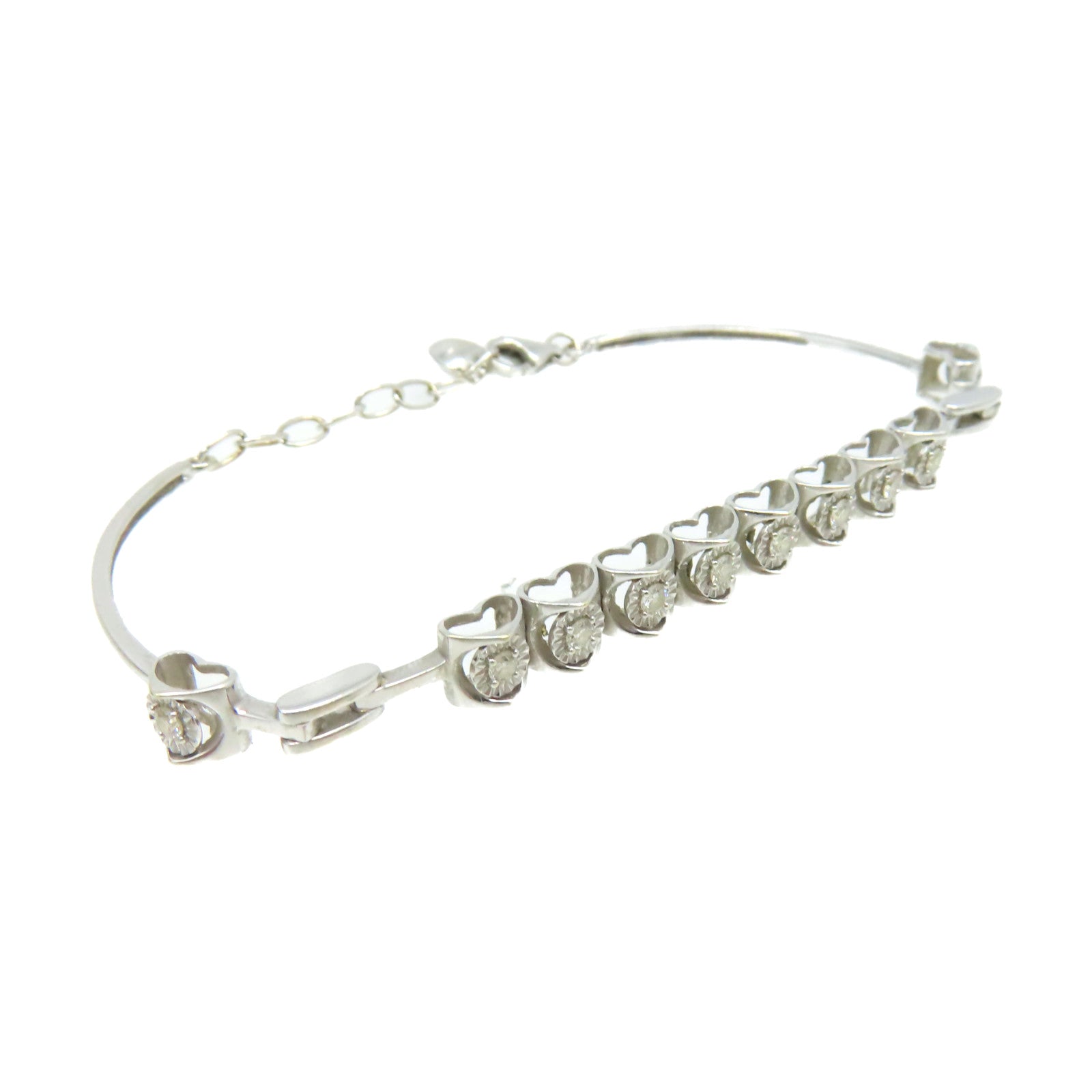 JEWELRY 【激減優惠】18K白金/0.302ct鑽石Diamond Bracelet手鏈