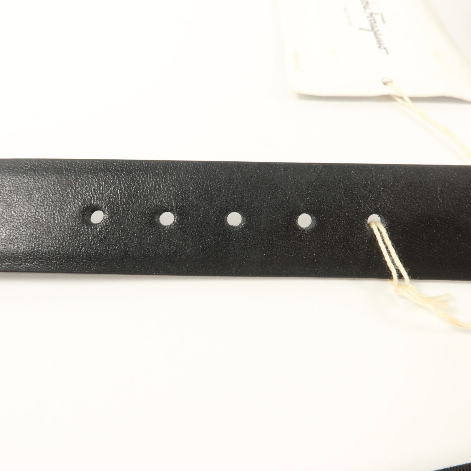 SELECTION 牛皮皮革Ferragamo Belt 100cm銀扣皮帶