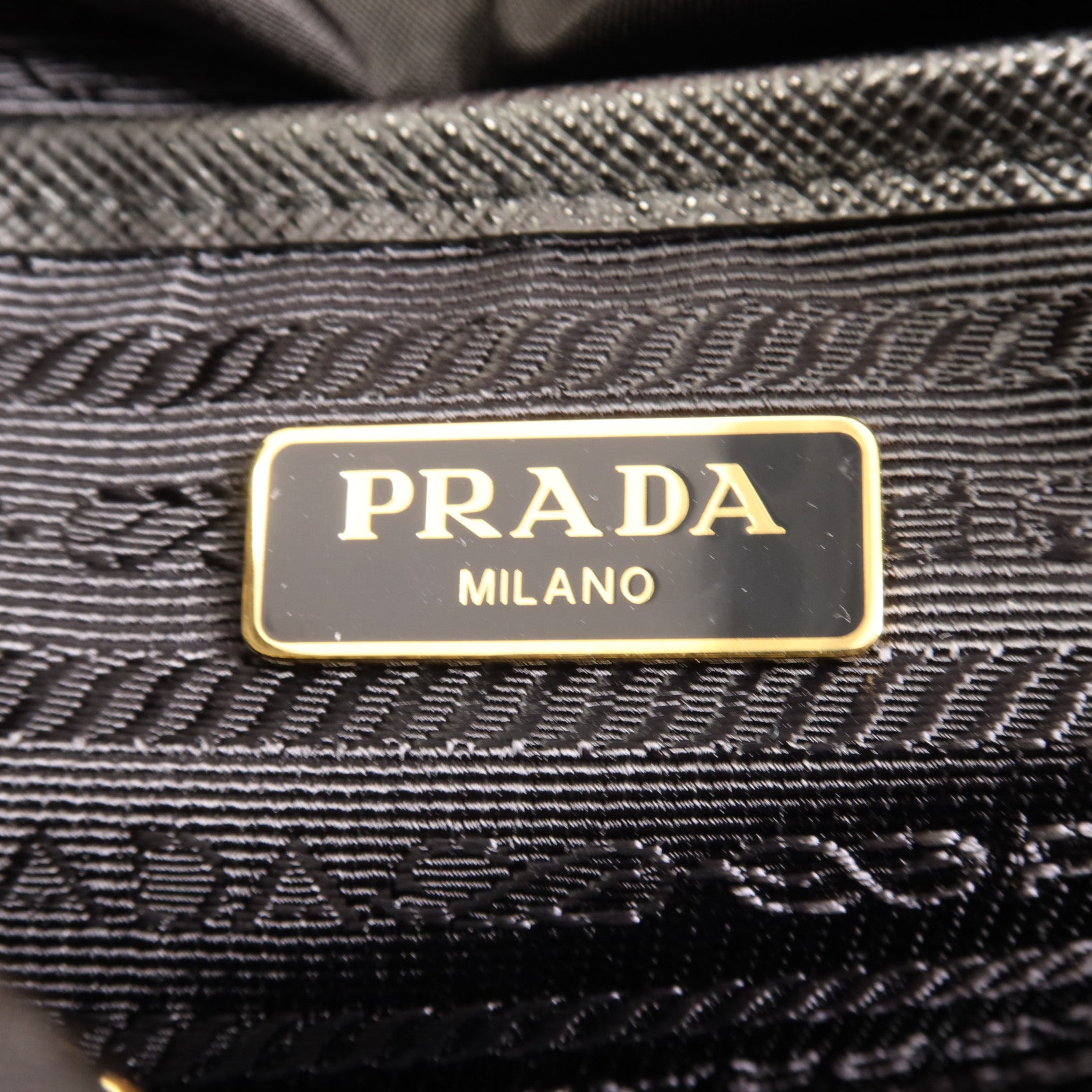 PRADA 尼龍2 Way Shoulder Bag金扣手挽肩背兩用袋