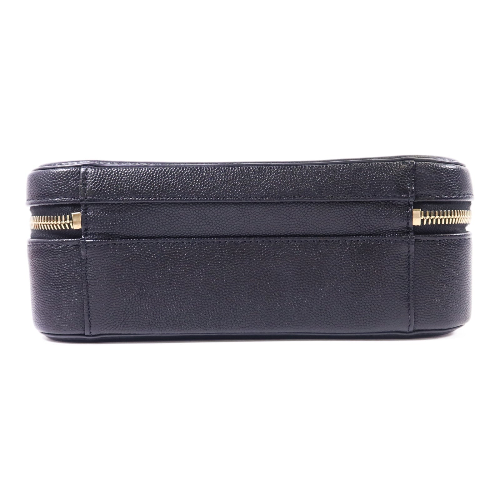 CHANEL 牛皮皮革Vanity Case Bag金扣手挽肩背兩用袋
