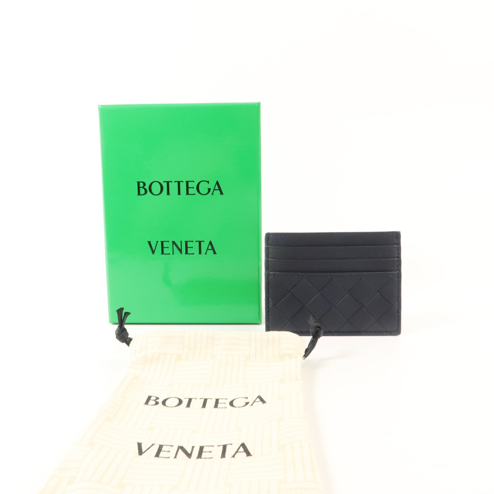 BOTTEGA VENETA 牛皮皮革Intrecciato Card Holder卡片套