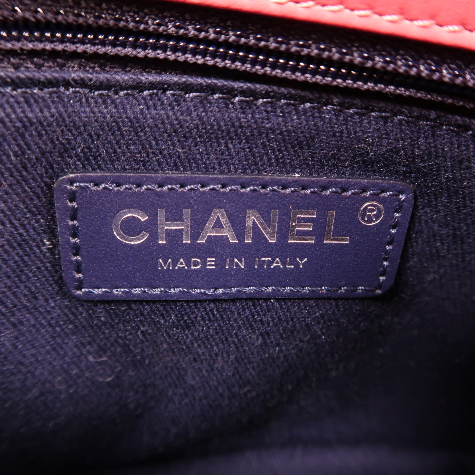 CHANEL 羊皮皮革Shoulder Bag銀扣鏈帶肩背袋