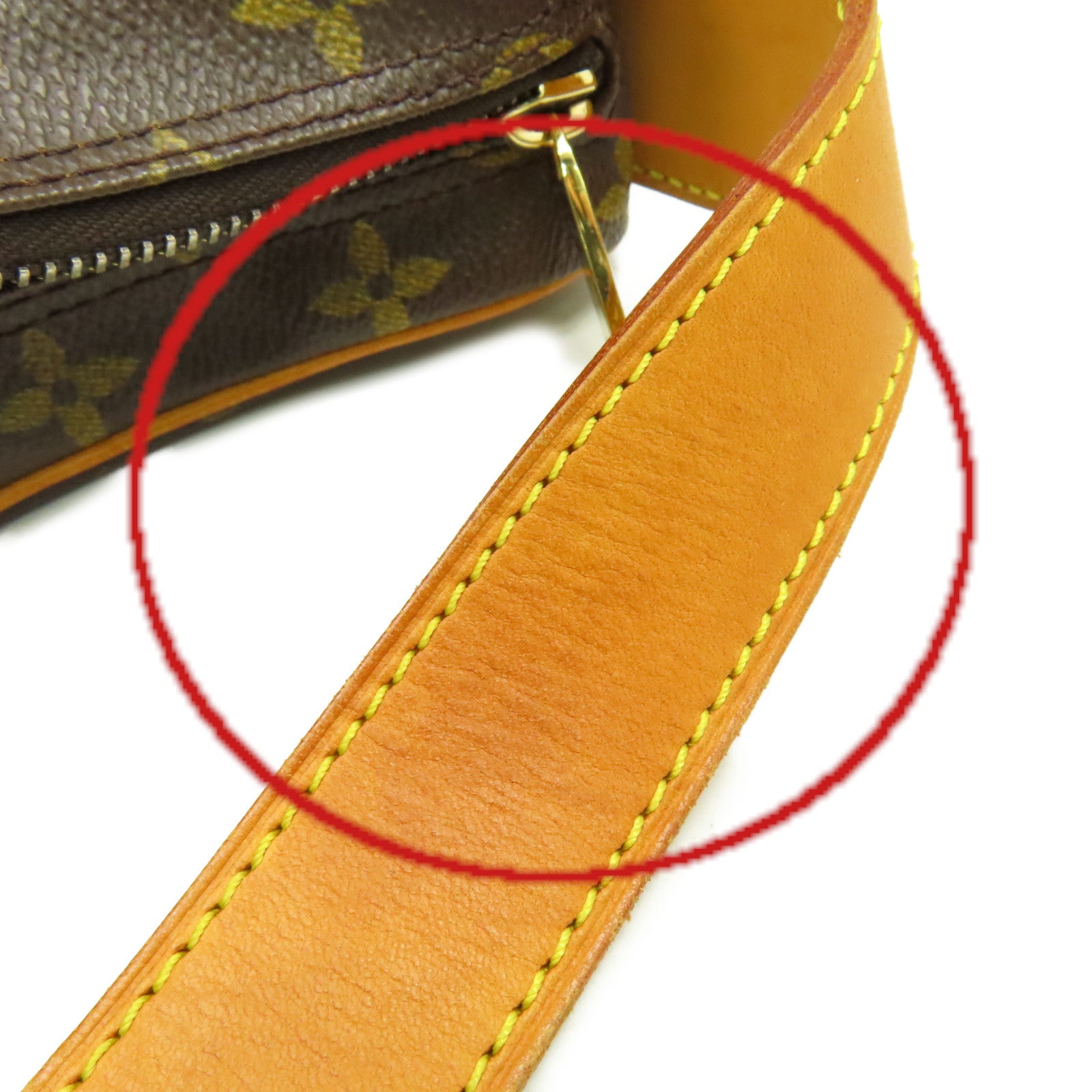 LOUIS VUITTON Monogram Croissant MM Shoulder Bag肩背袋啡色
