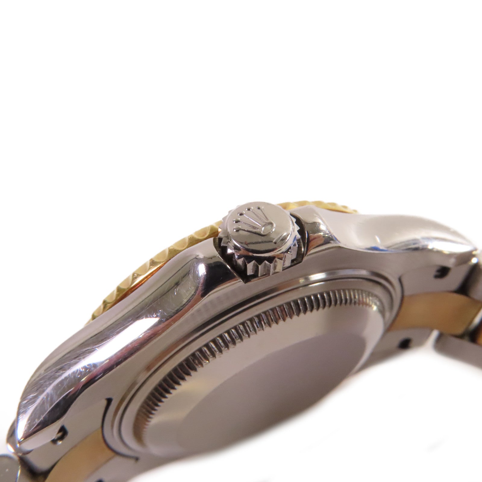 ROLEX Yacht Master 35mm Watch不鏽鋼/18K黃金自動機芯手錶白色