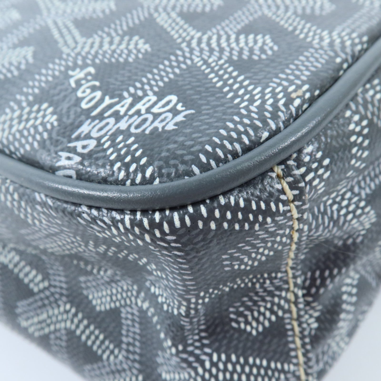 GOYARD 塗層帆布Sac Cap Vert PM銀扣肩背袋