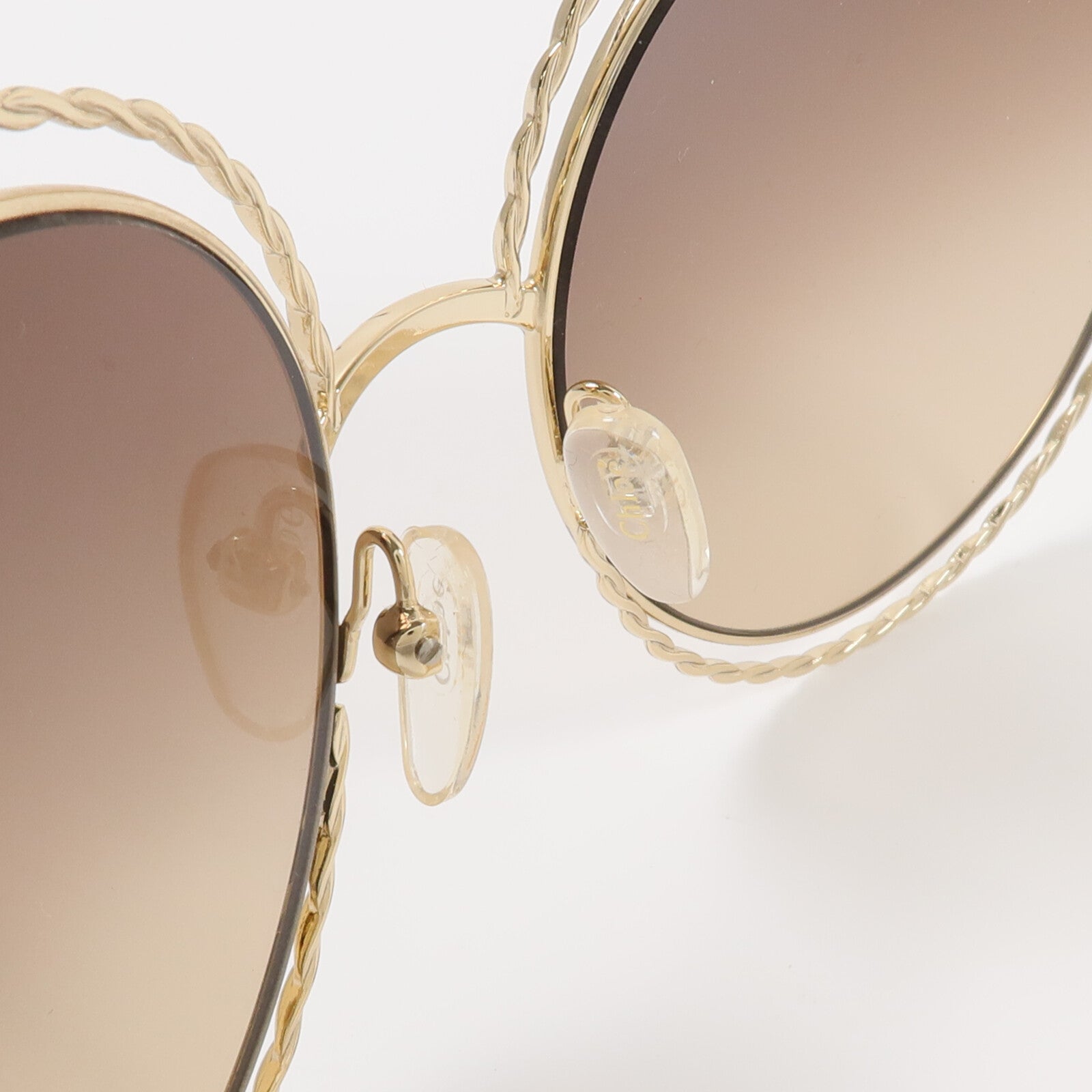 Chloe 金屬Carlina Twist Sunglasses太陽眼鏡