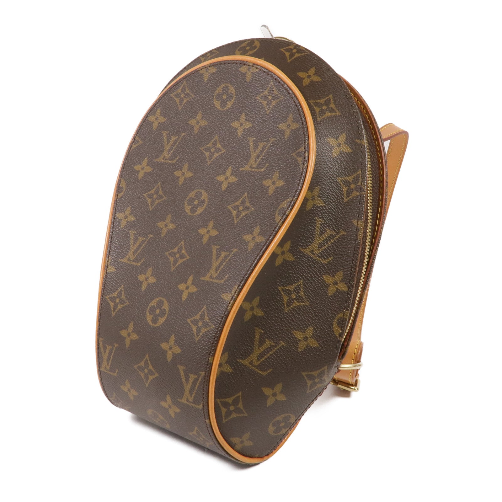 LOUIS VUITTON Monogram Ellipse Sac A Dos Backpack金扣背包棕色