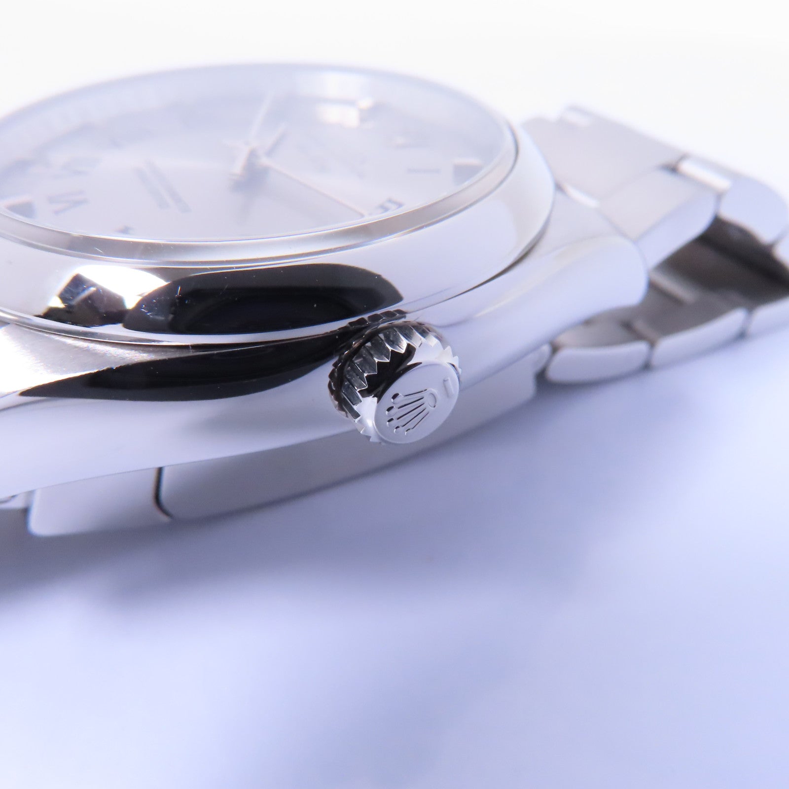 ROLEX Air King不鏽鋼手錶自動機芯銀色