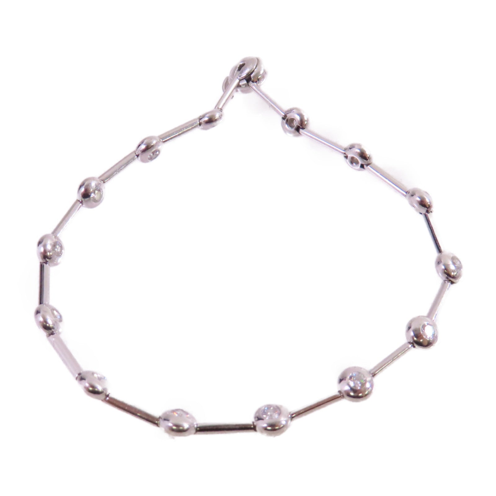 MIKIMOTO 18K白金/0.70ct鑽石Diamond Bracelet銀扣手鏈