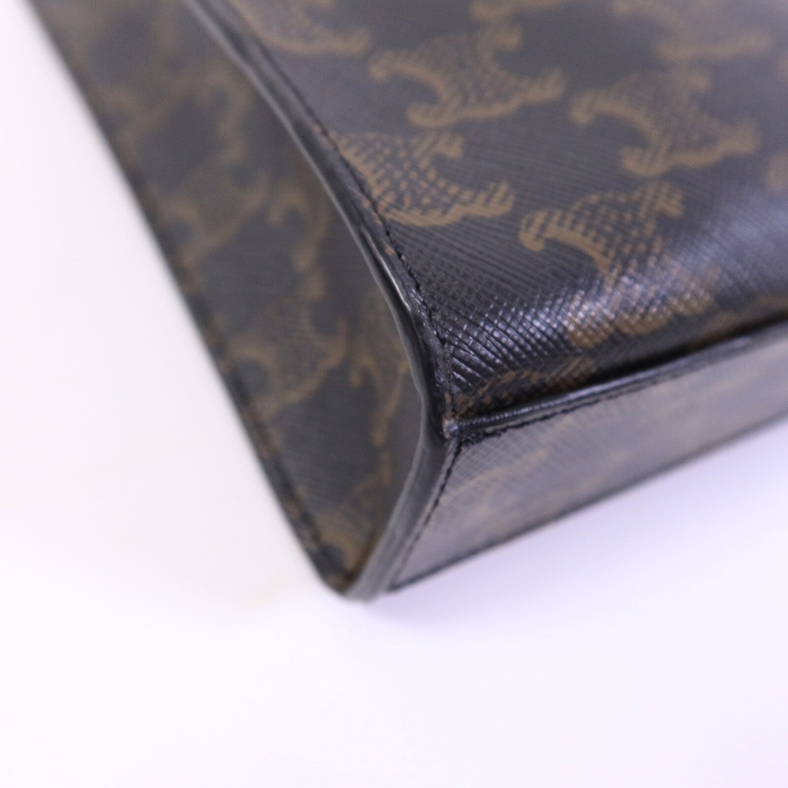 CELINE 塗層帆布Mini Cabas Vertical手挽肩背兩用袋