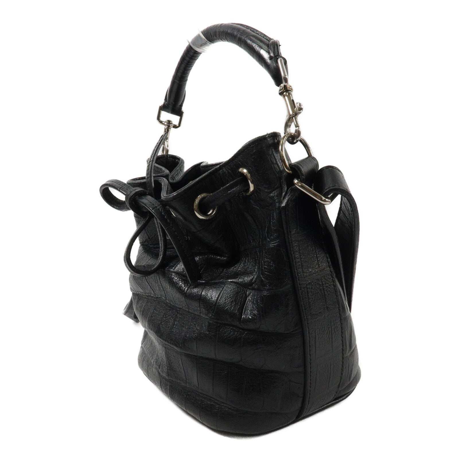 SAINT LAURENT 牛皮皮革Emmanuelle Small Bucket手挽肩背兩用袋