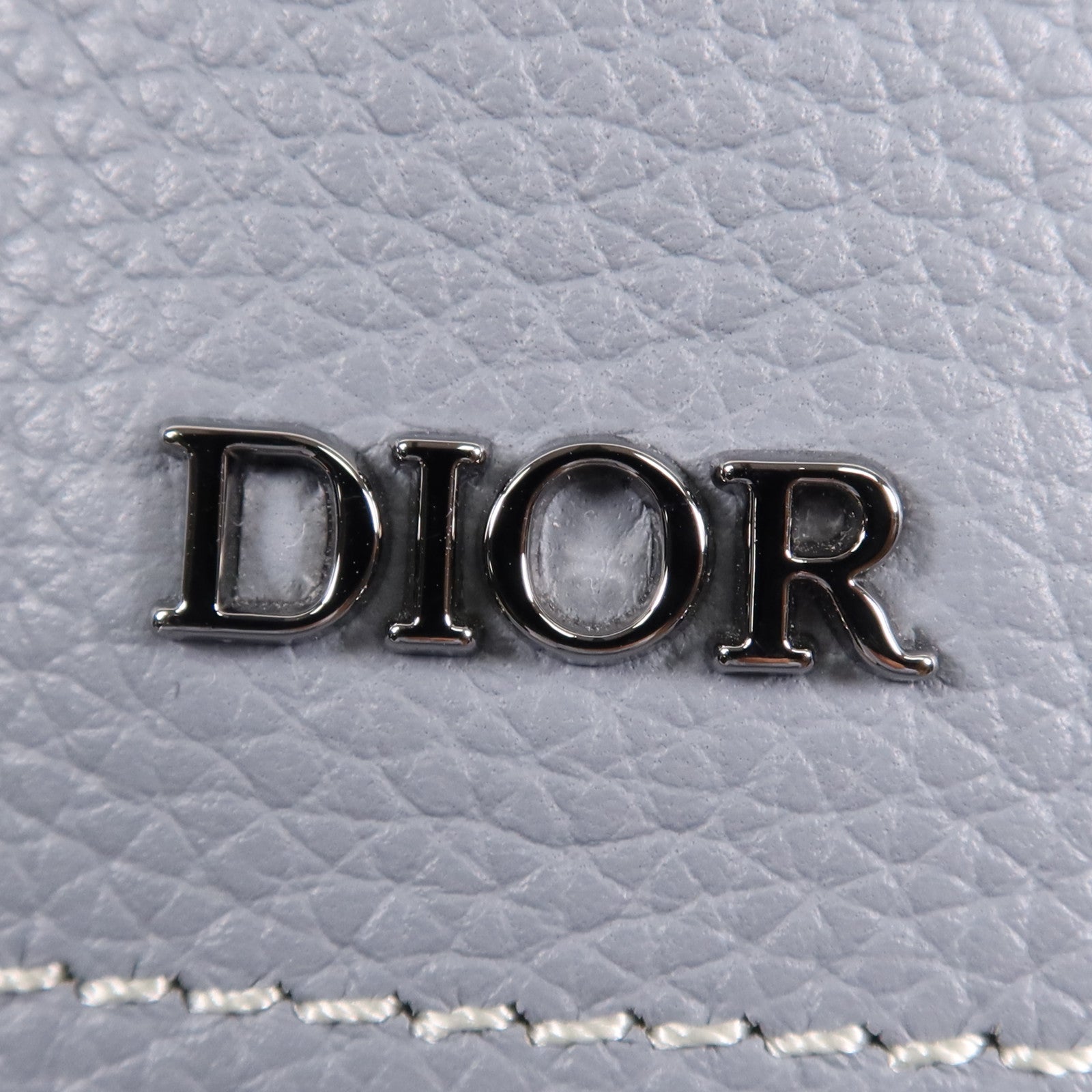 Dior 牛皮皮革Saddle Backpack銀扣背包