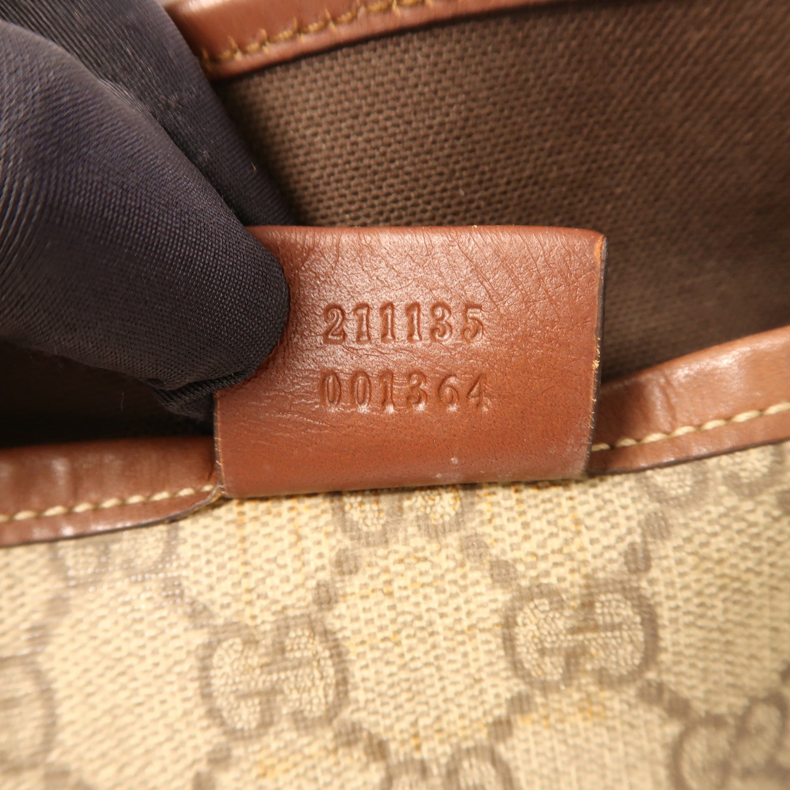 GUCCI 塗層帆布Tote Bag金扣手挽袋
