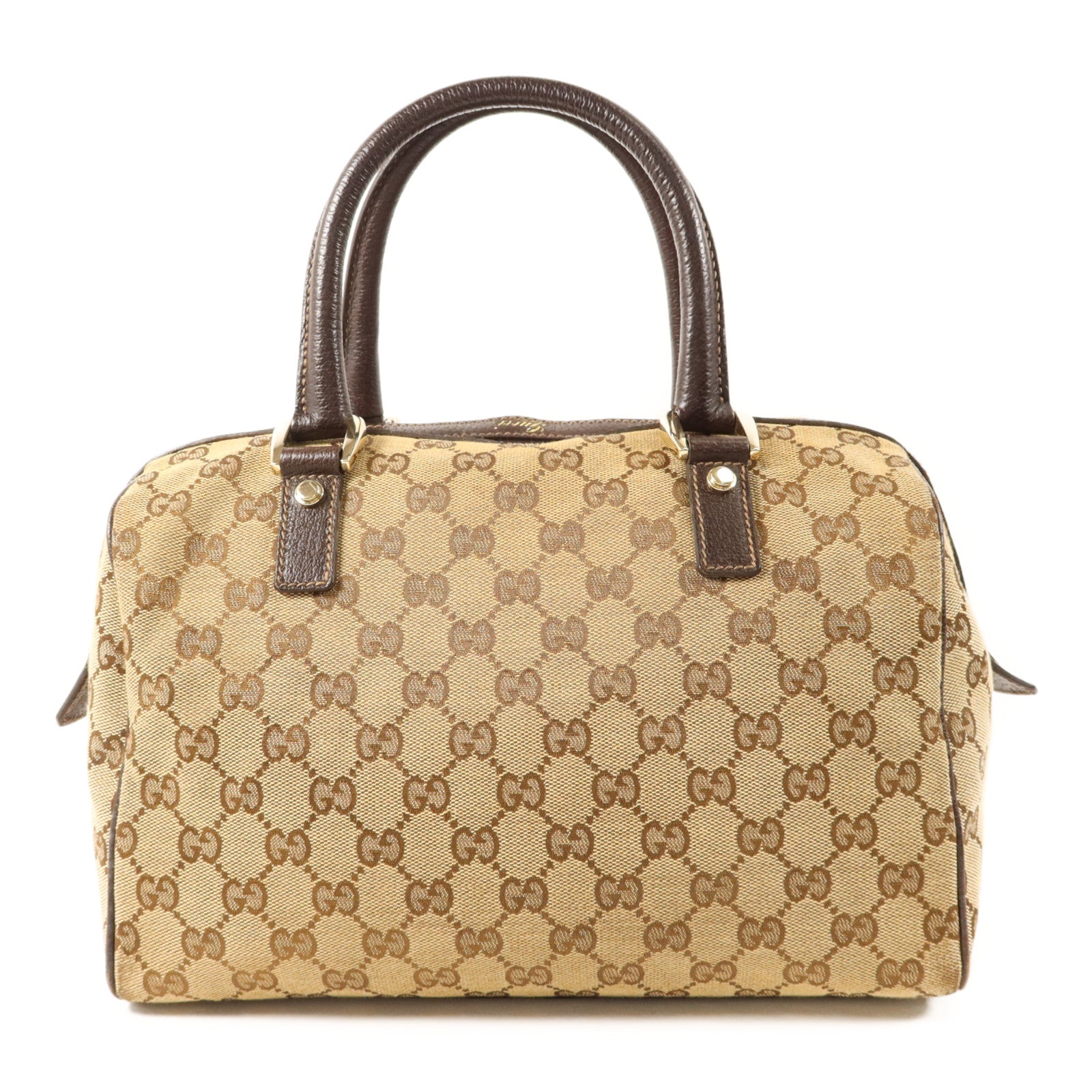 GUCCI 帆布Abbey Pocket Handbag金扣手挽袋