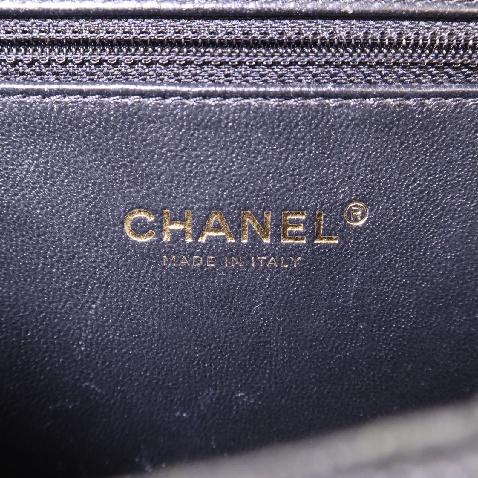 CHANEL 牛皮皮革Vanity Case Bag金扣手挽肩背兩用袋