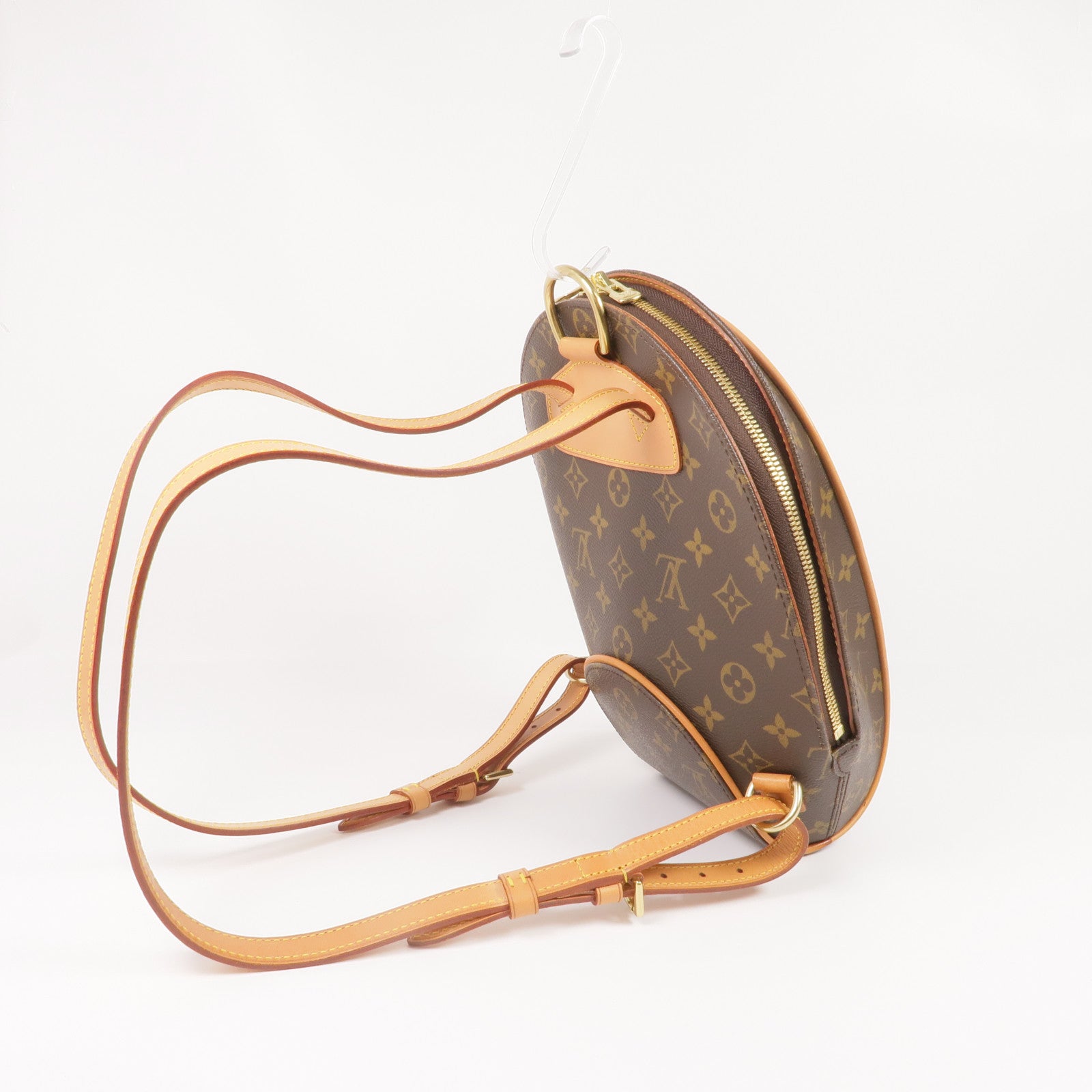 LOUIS VUITTON Monogram Ellipse Sac A Dos Backpack金扣背包棕色
