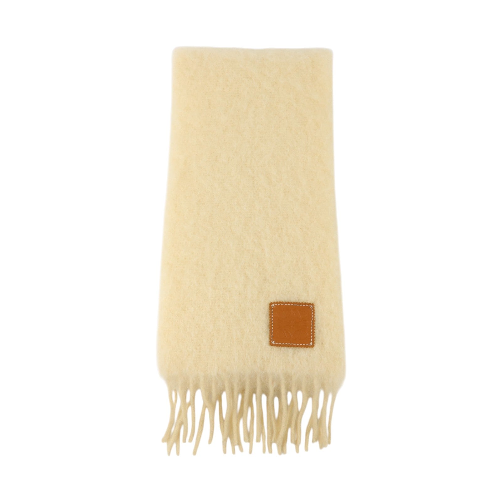 LOEWE Mohair/羊毛Anagram Scarf 22X192cm頸巾