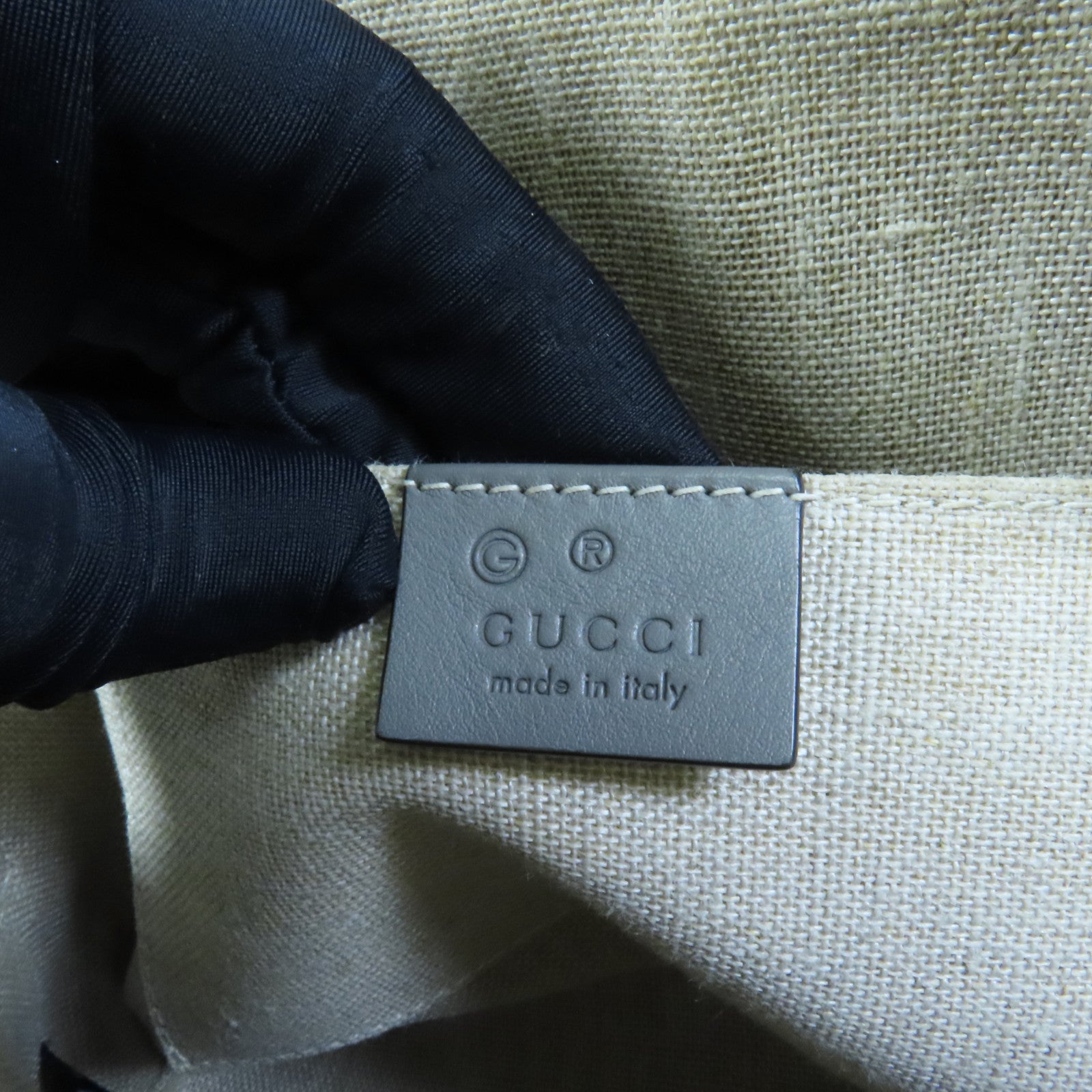 GUCCI 牛皮皮革Microguccissima金扣手挽肩背兩用袋