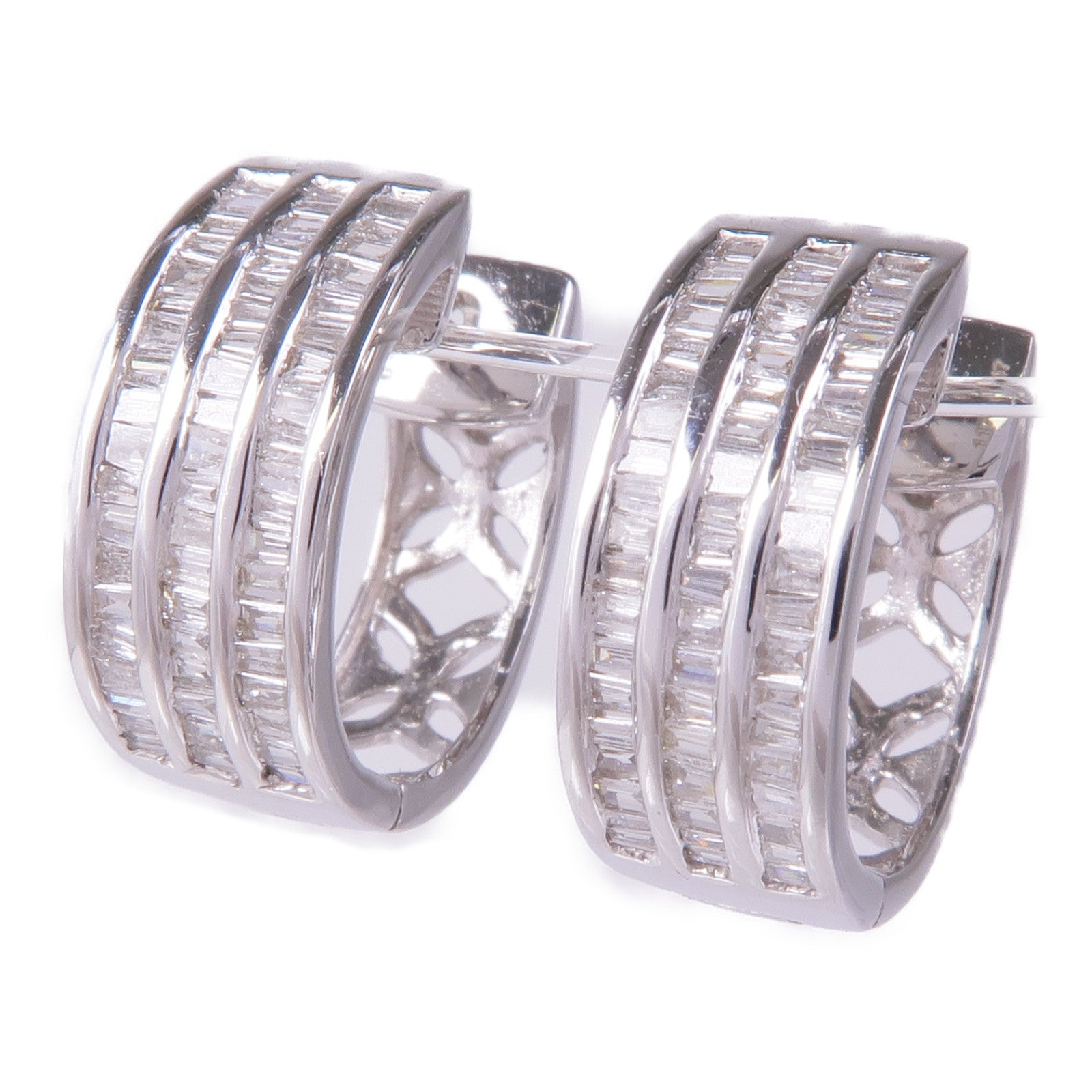 JEWELRY 18K白金Diamond Earrings鑽石耳環