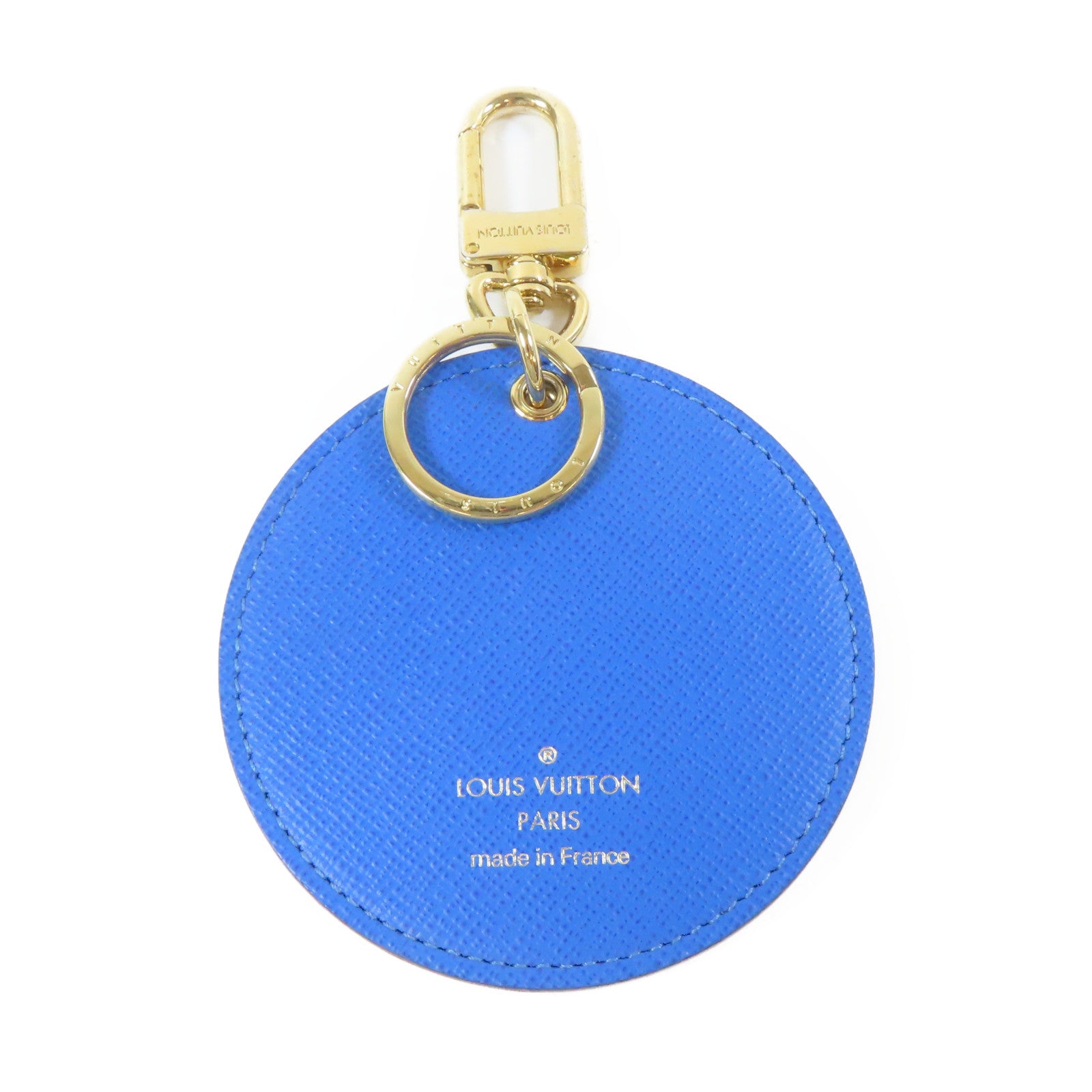 LOUIS VUITTON Monogram Bag Charm And Key Holder金扣掛飾/鎖匙扣啡色/藍色
