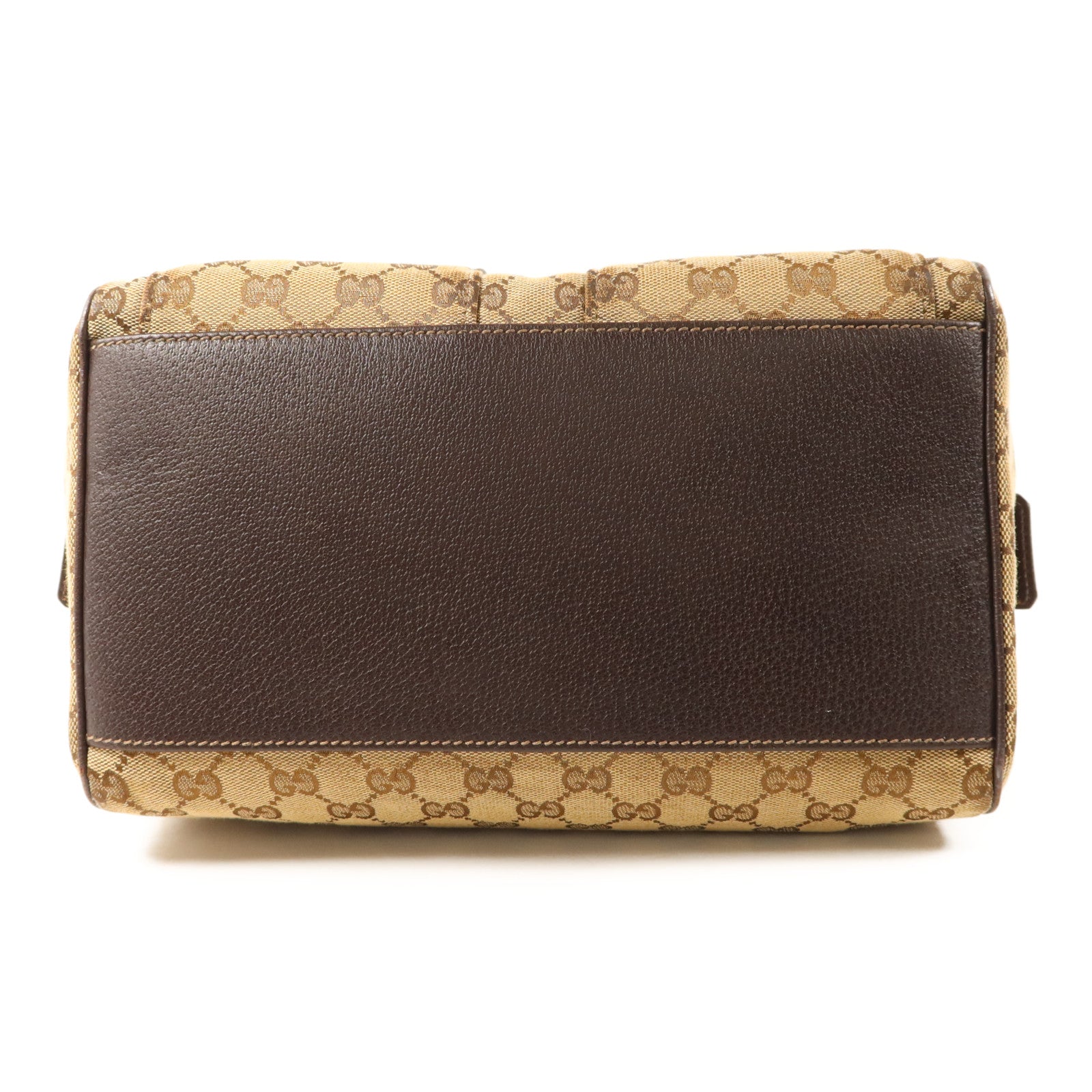 GUCCI 帆布Abbey Pocket Handbag金扣手挽袋