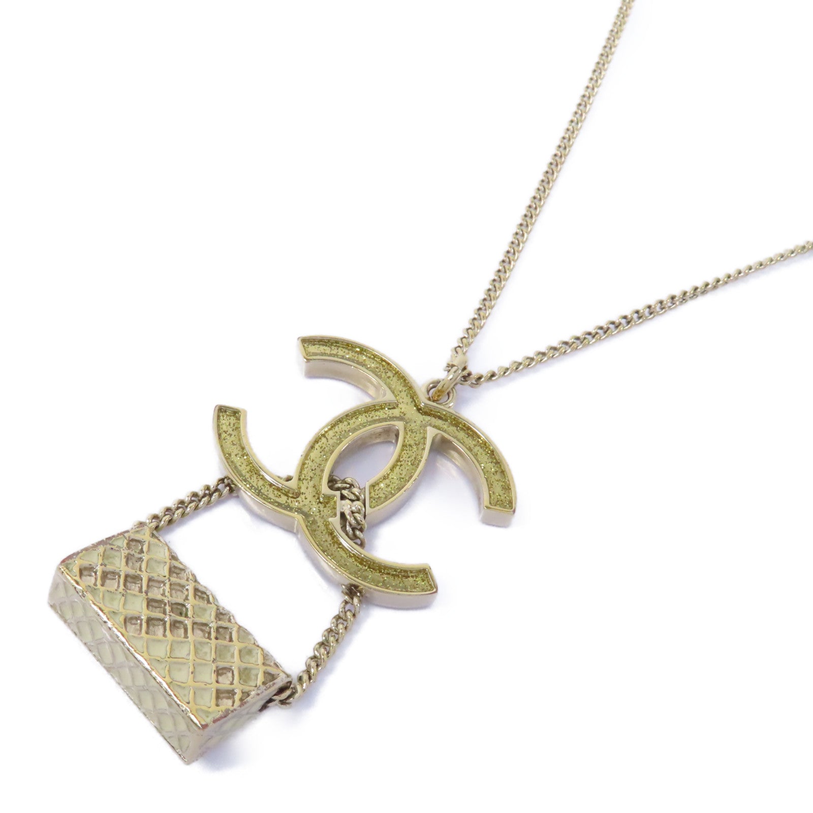 CHANEL 金屬Necklace項鍊金色