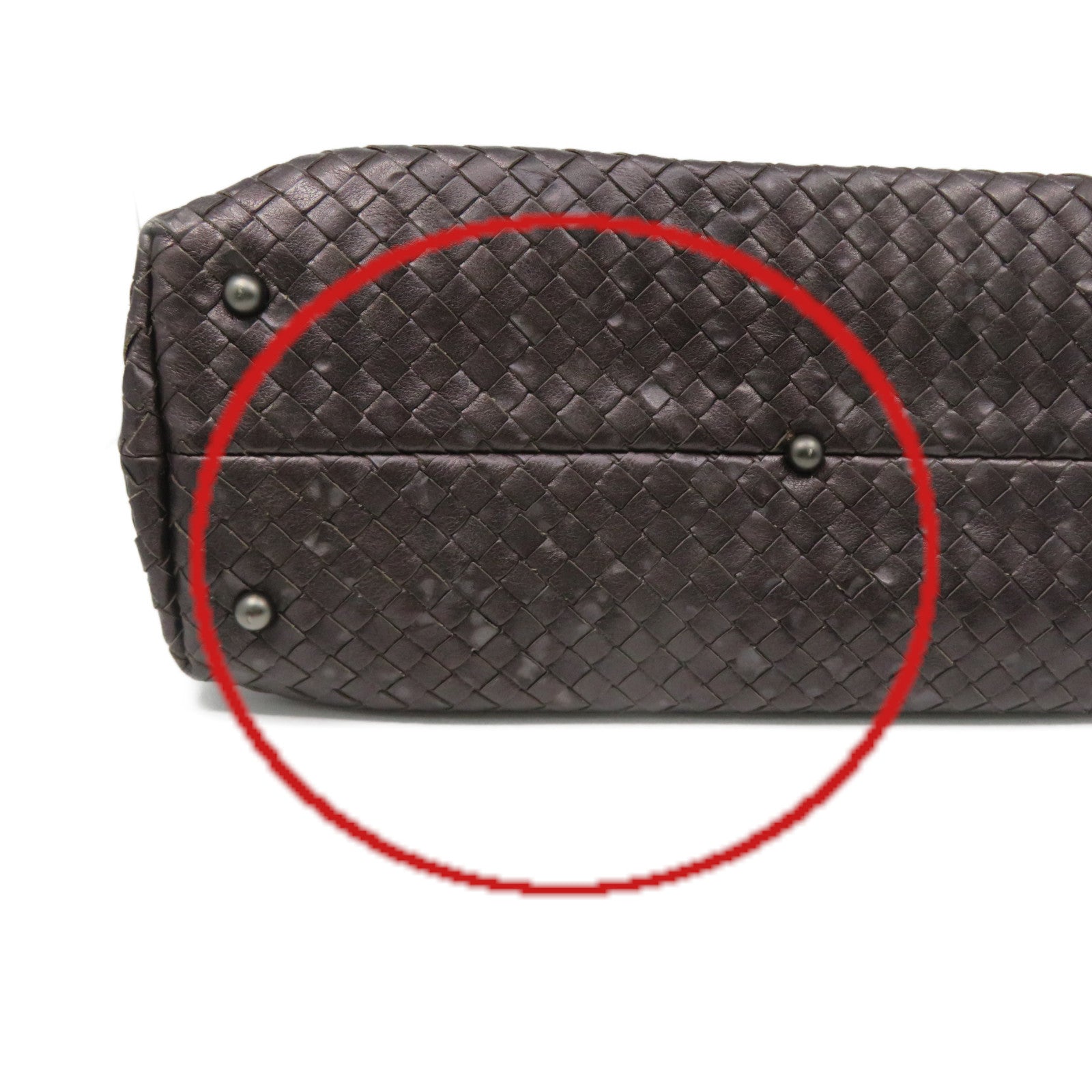 BOTTEGA VENETA 【激減優惠】織紋皮革Tote Bag手挽袋啡色