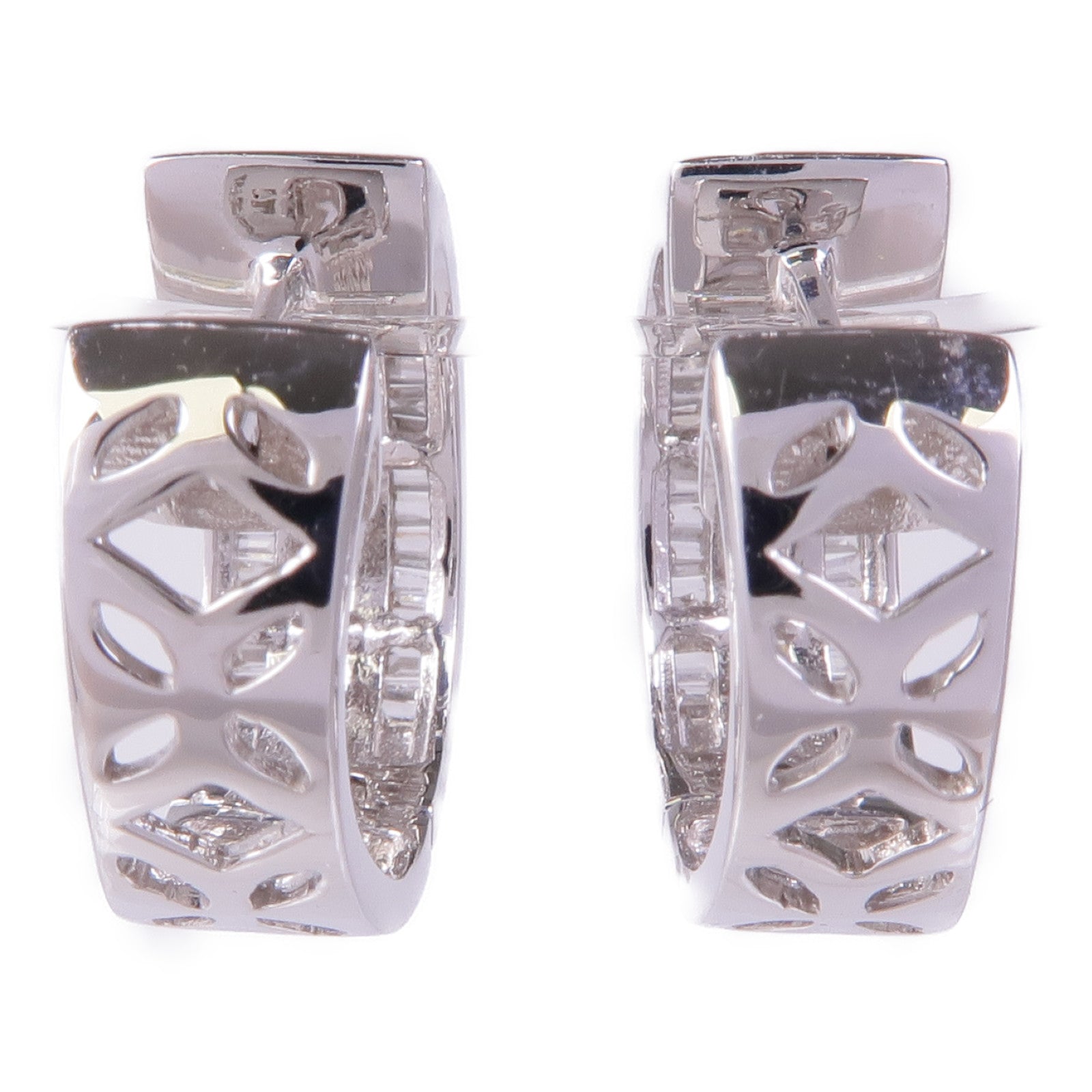 JEWELRY 18K白金Diamond Earrings鑽石耳環