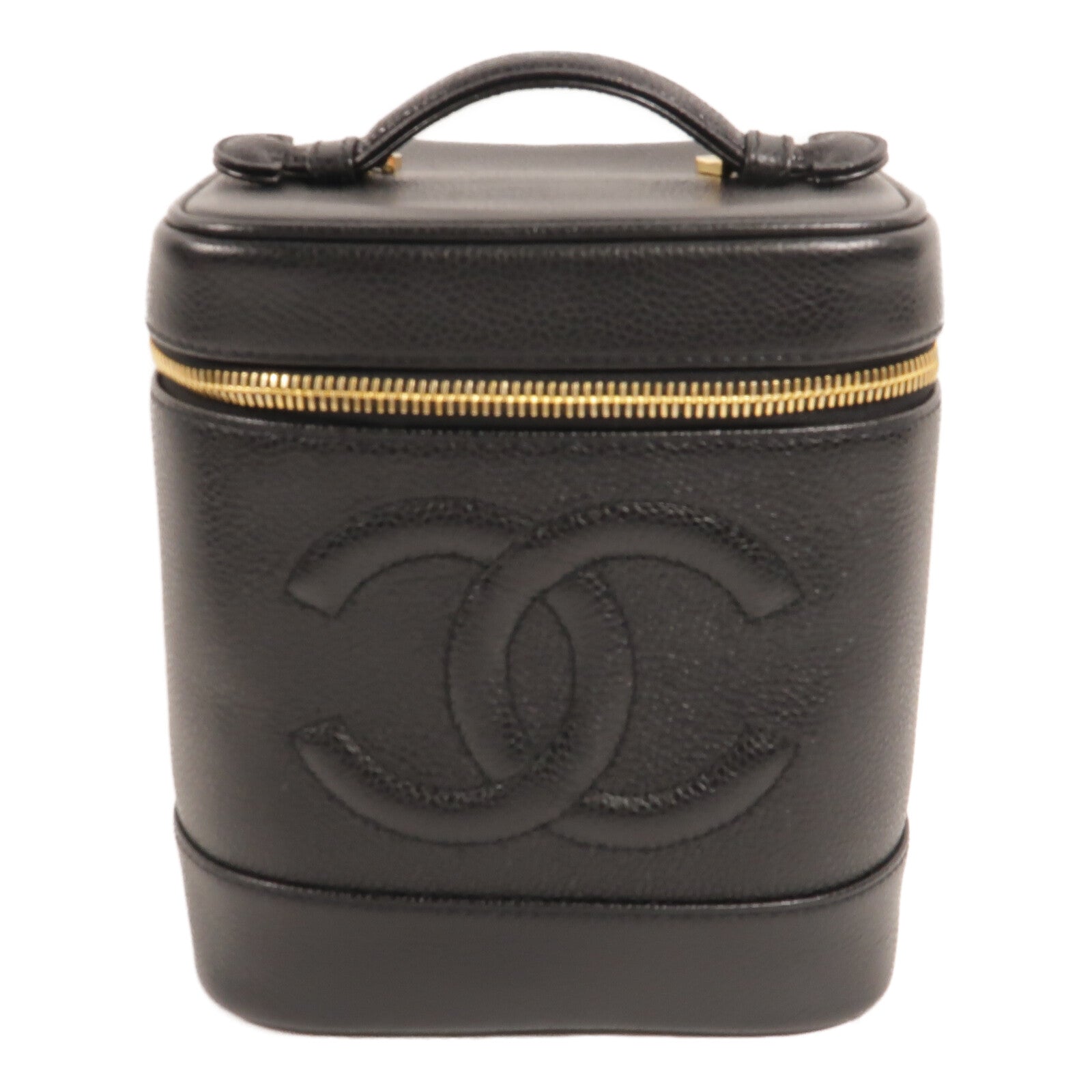 CHANEL 牛皮皮革Vintage Vanity Case手挽袋