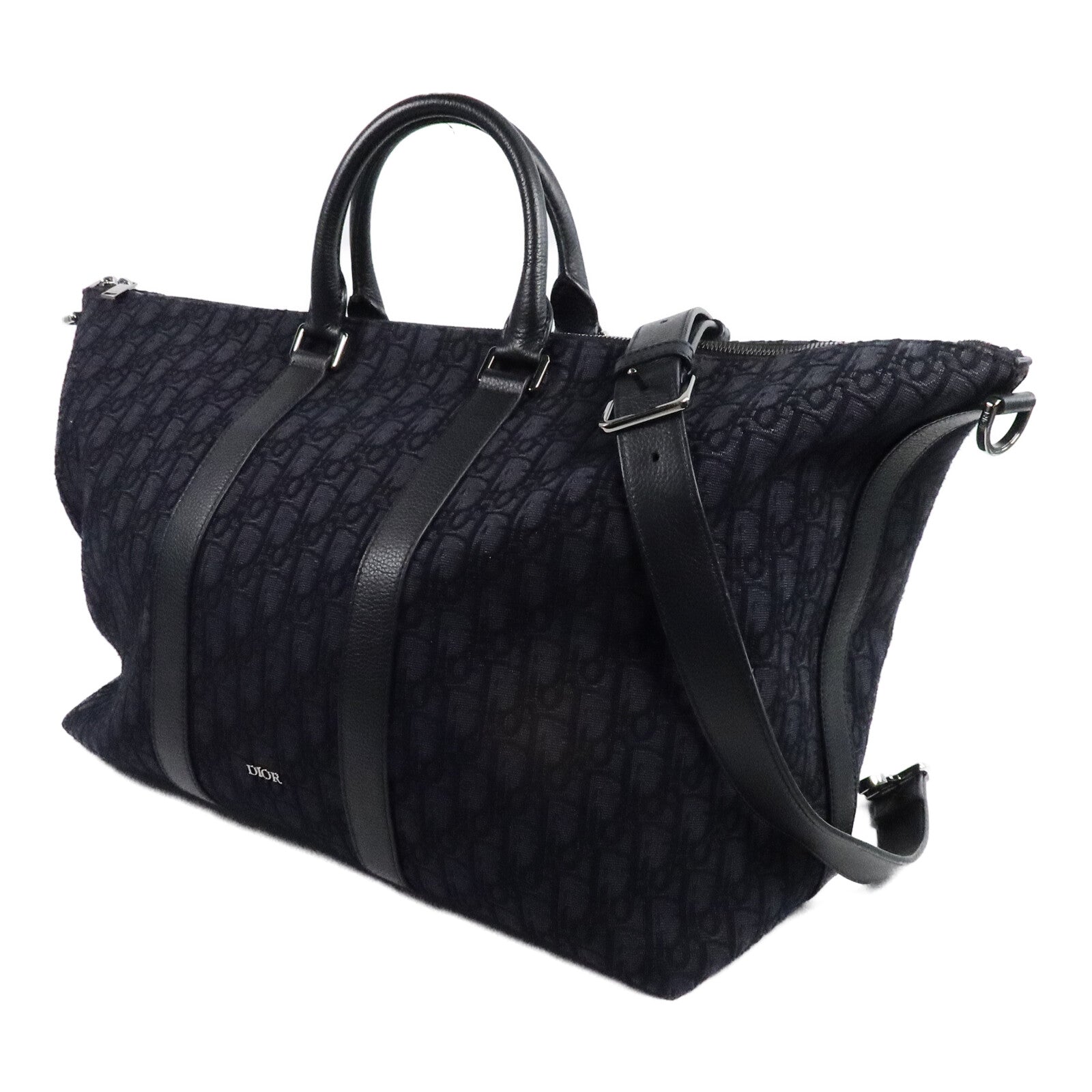 Dior 帆布Affaires Weekender 40手挽肩背兩用袋