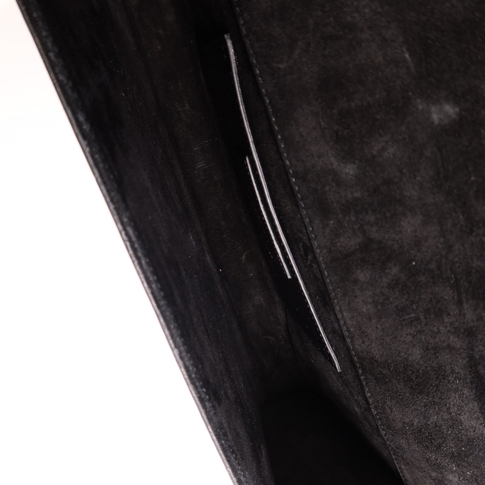 SAINT LAURENT 塗皮皮革Pouch手拿包