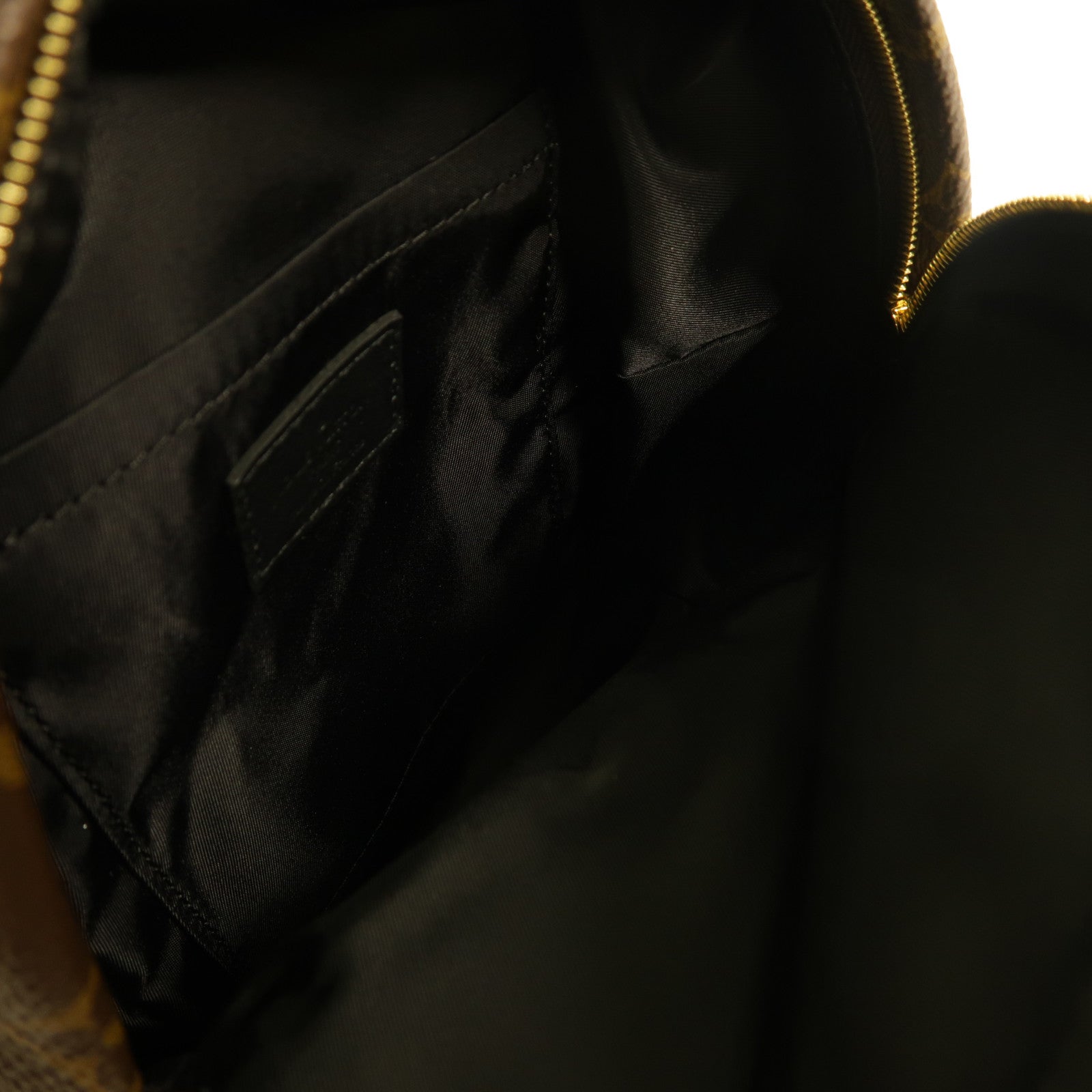 LOUIS VUITTON Monogram Mini Palm Springs金扣背包啡色