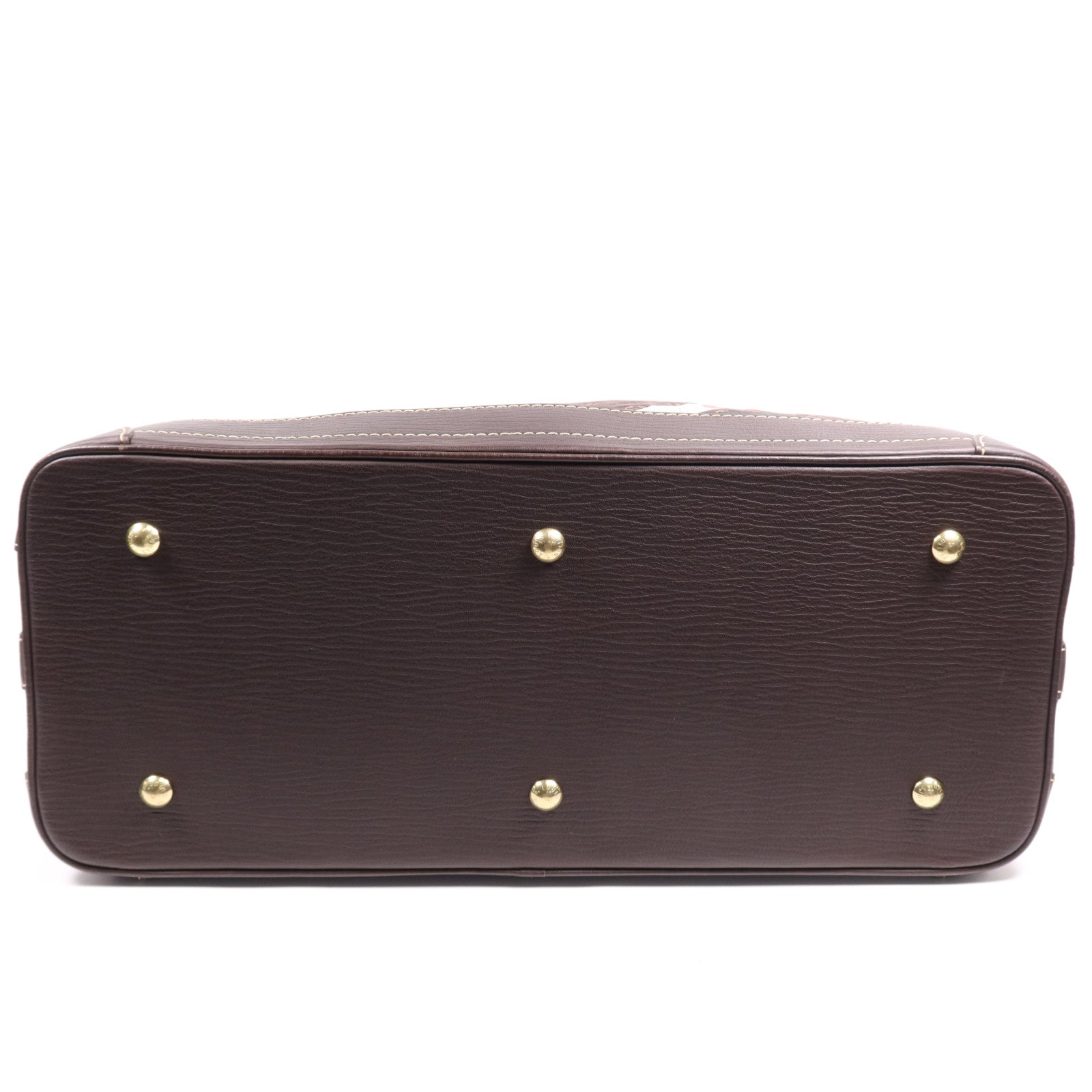 LOUIS VUITTON Monogram Mini Lin Isfahan 金扣手挽袋