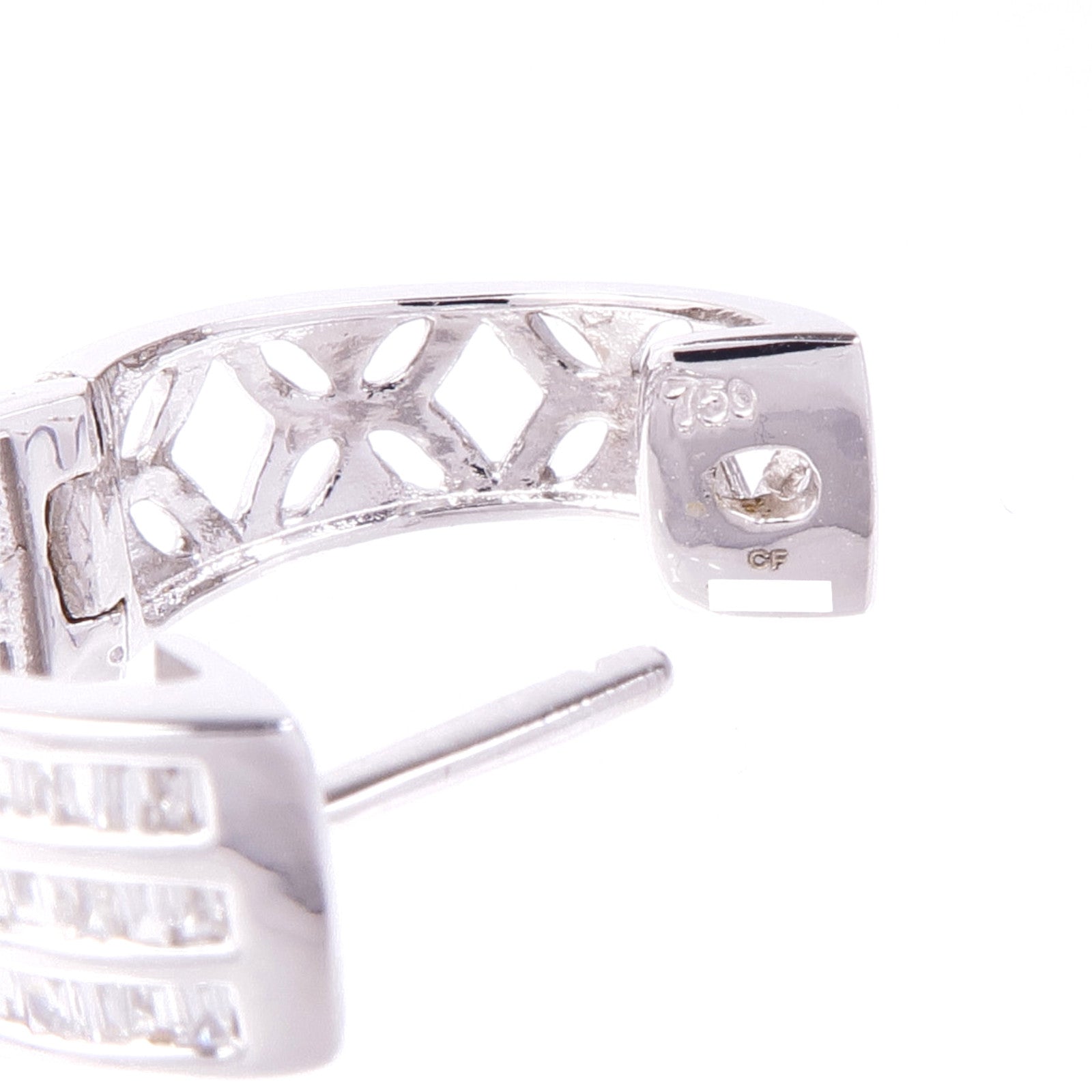 JEWELRY 18K白金Diamond Earrings鑽石耳環