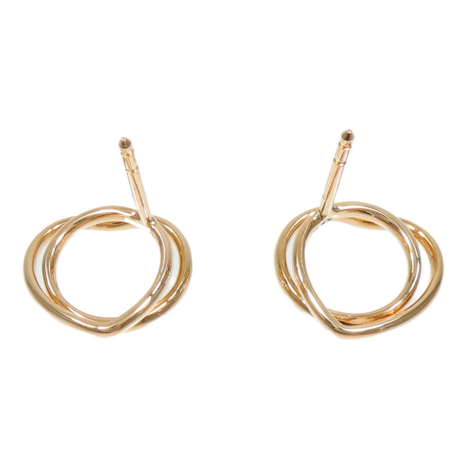 HERMES 18K玫瑰金Vertige Coeur Earrings Very Small耳環