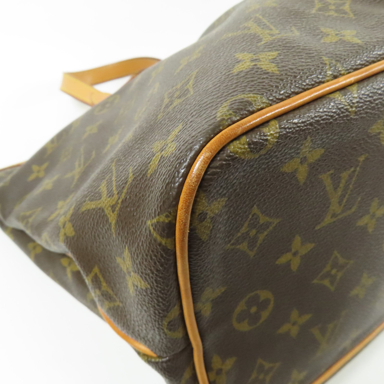 LOUIS VUITTON Monogram Palermo PM金扣手挽肩背兩用袋棕色