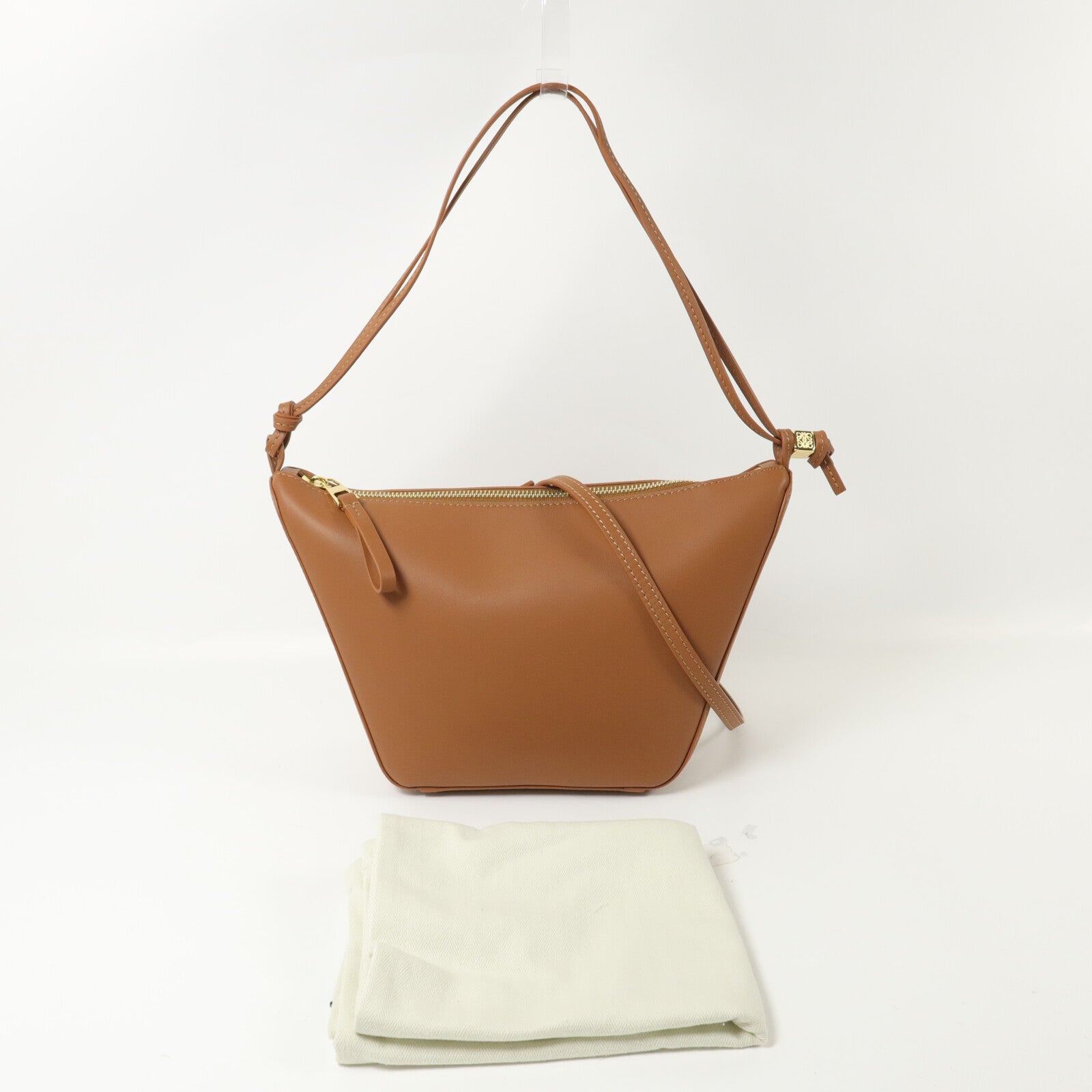 LOEWE 牛皮皮革Mini Hammock Hobo手挽肩背兩用袋