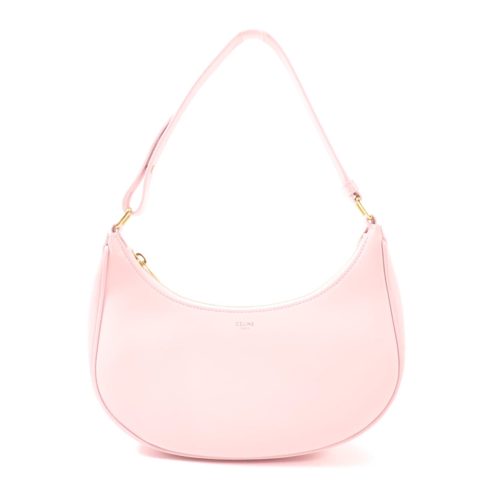 CELINE 牛皮皮革Ava金扣肩背袋