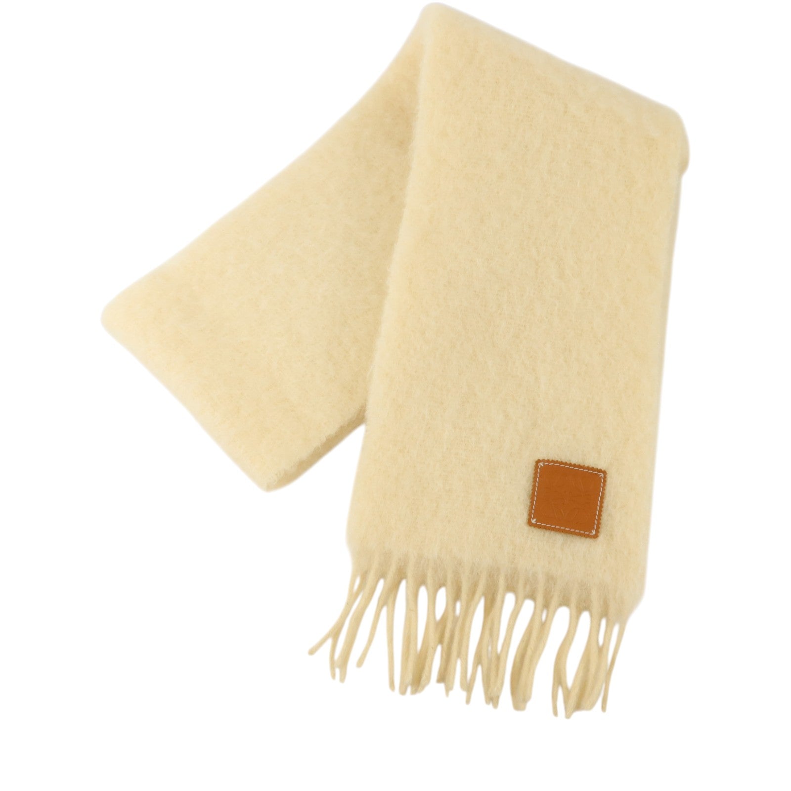 LOEWE Mohair/羊毛Anagram Scarf 22X192cm頸巾