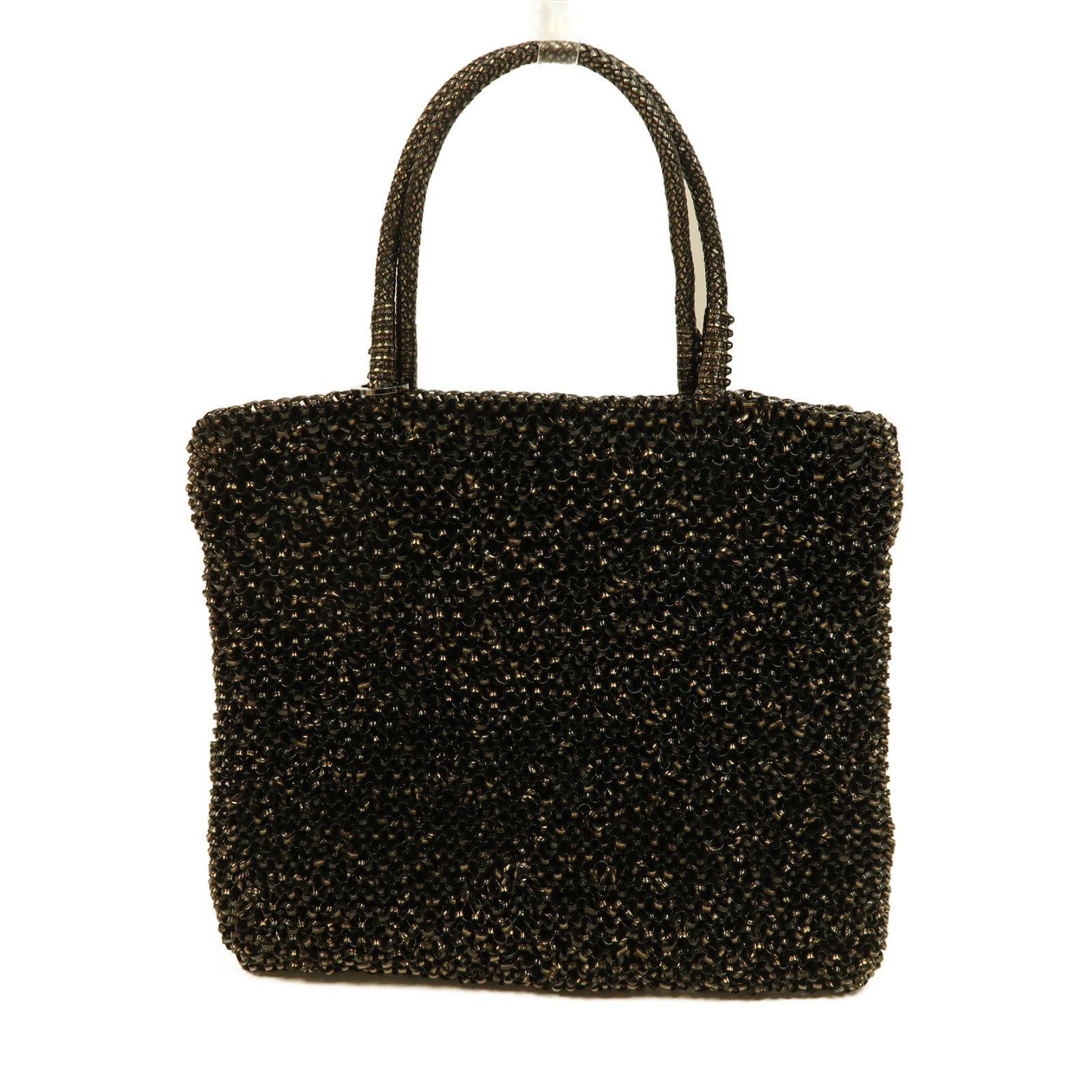 ANTEPRIMA PVC Shoulder Bag銀扣手挽袋黑色