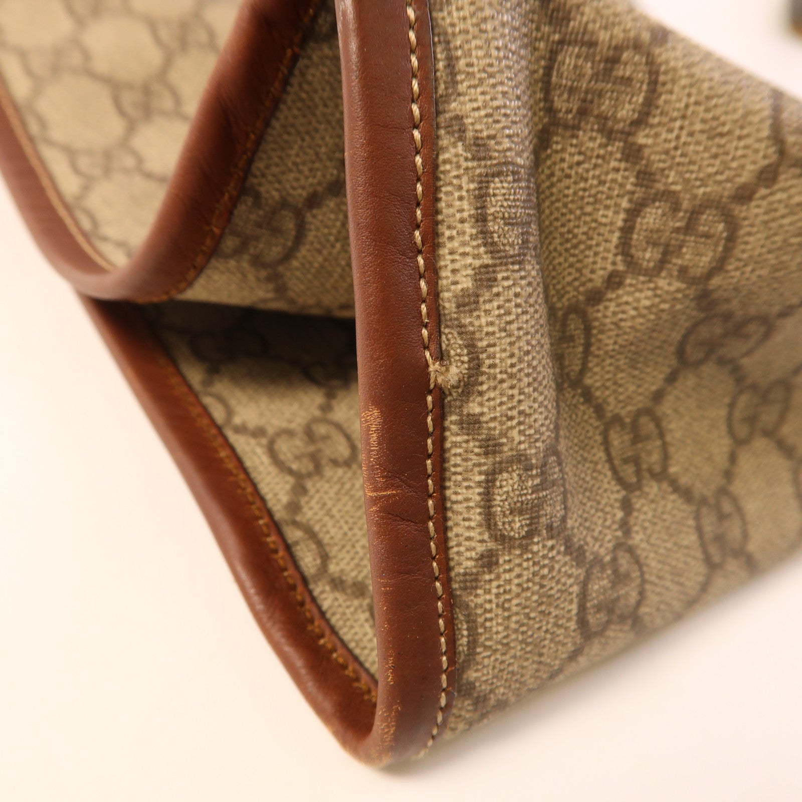 GUCCI 塗層帆布Tote Bag金扣手挽袋