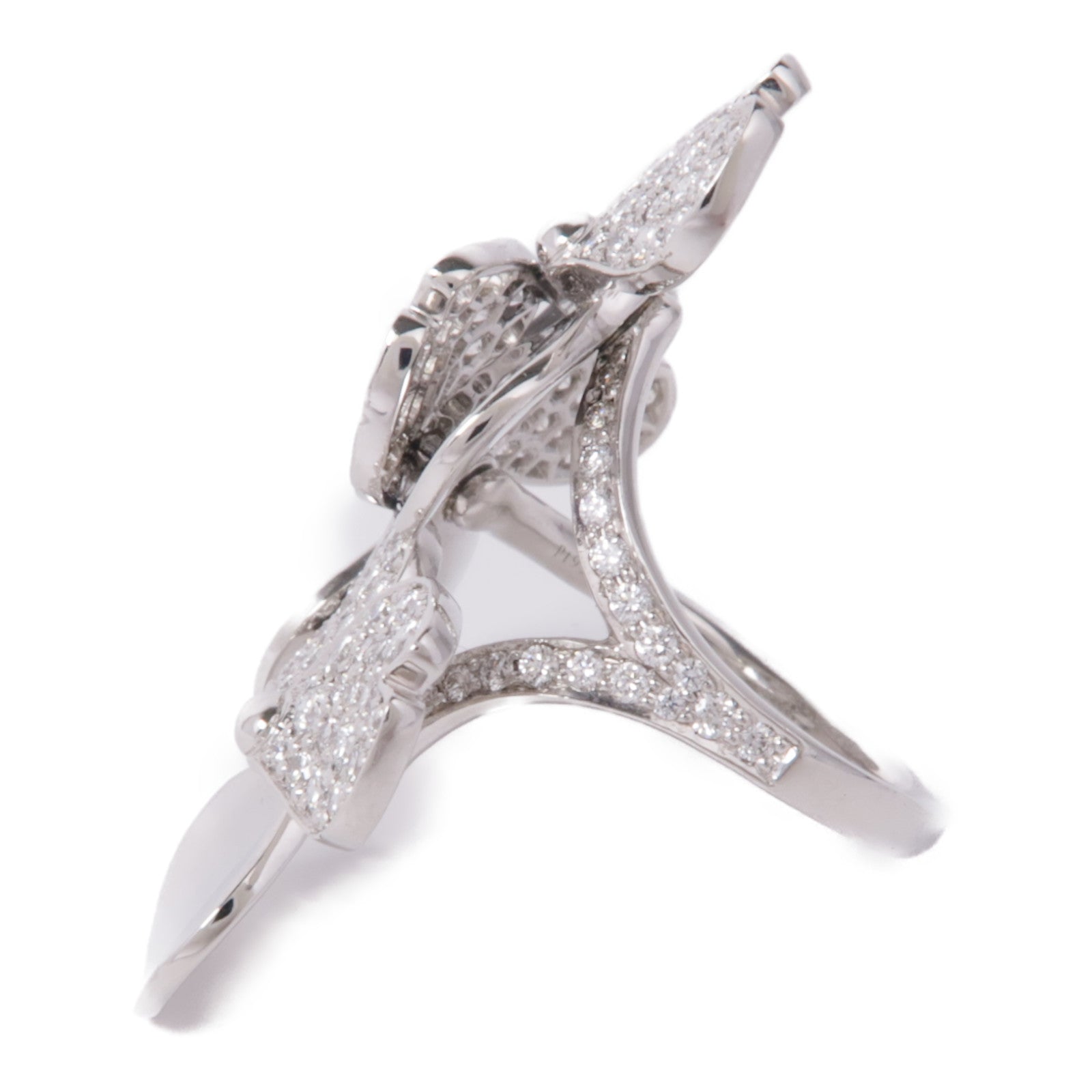 TIFFANY＆CO 【激減優惠】PT950鉑金Paper Flowers Diamond Ring鑽石戒指US#6