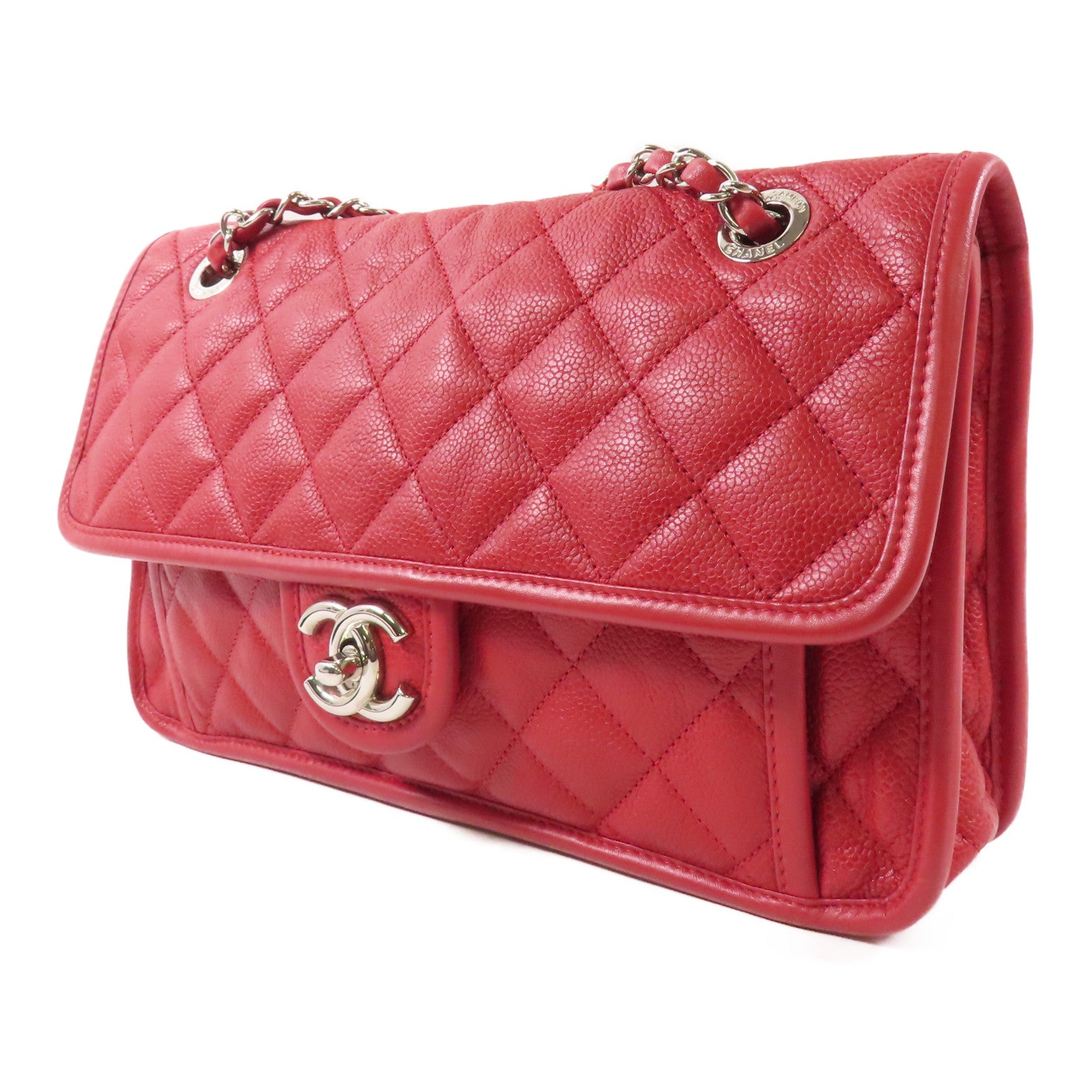 CHANEL 牛皮皮革Chain Shoulder Bag肩背袋