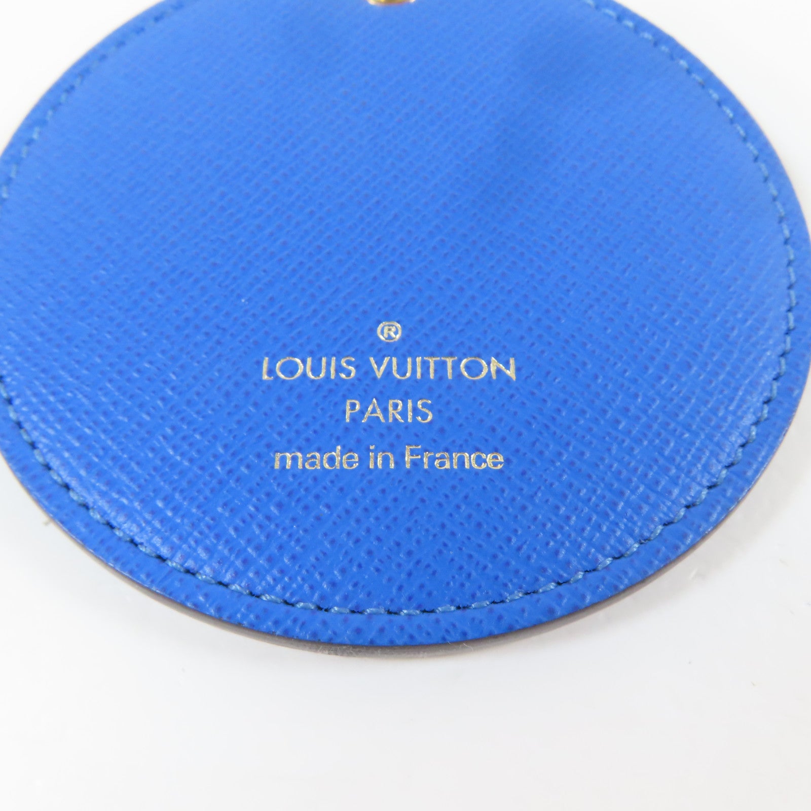 LOUIS VUITTON Monogram Bag Charm And Key Holder金扣掛飾/鎖匙扣啡色/藍色
