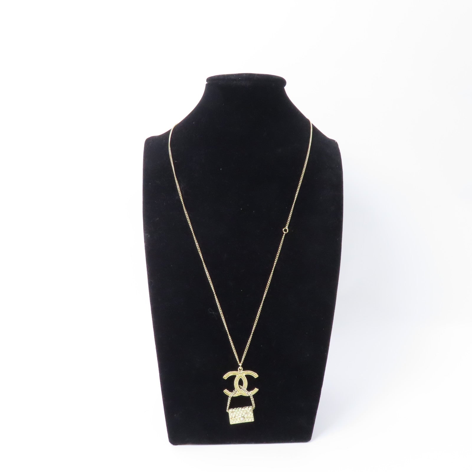CHANEL 金屬Necklace項鍊金色